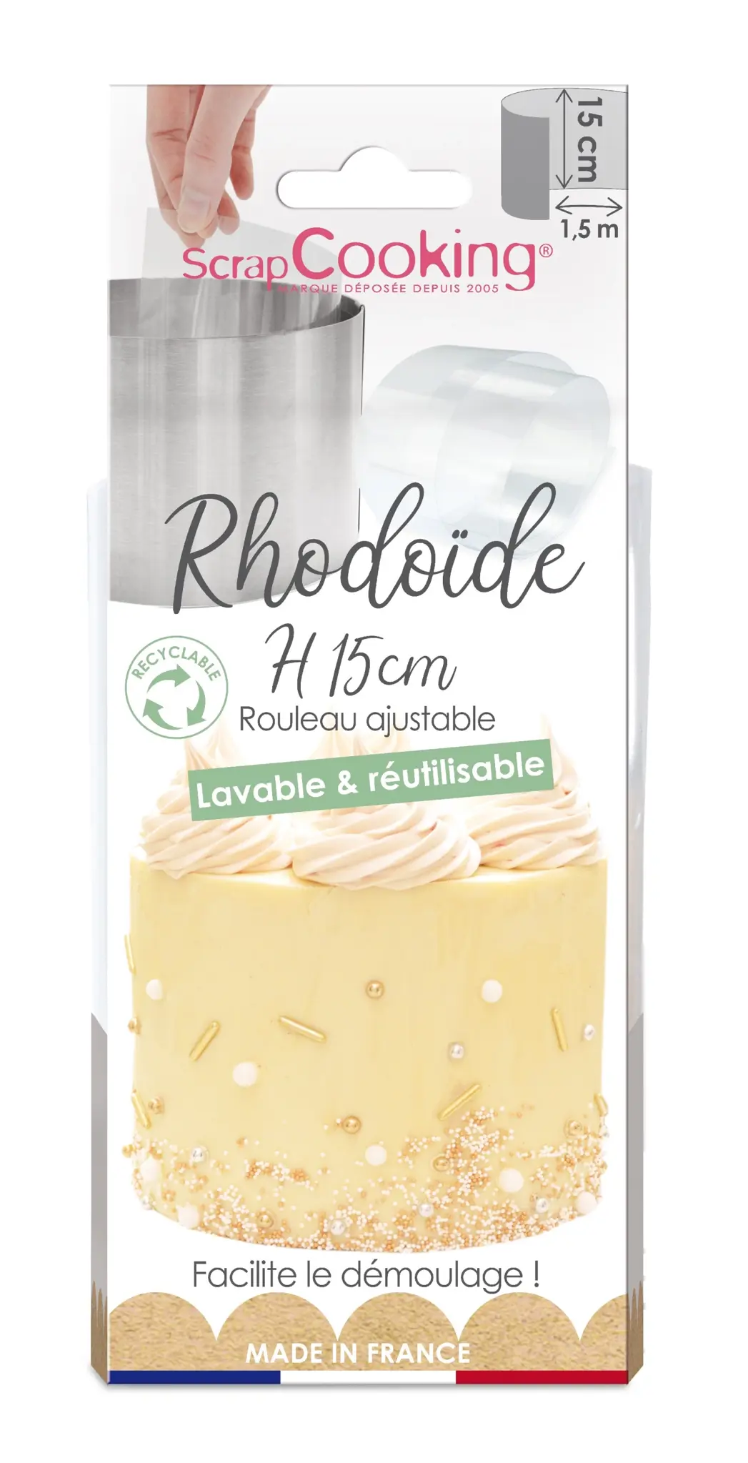 Immagine di Scrap Cooking - Fascia in rhodoid alta H 15 x L 150 cm