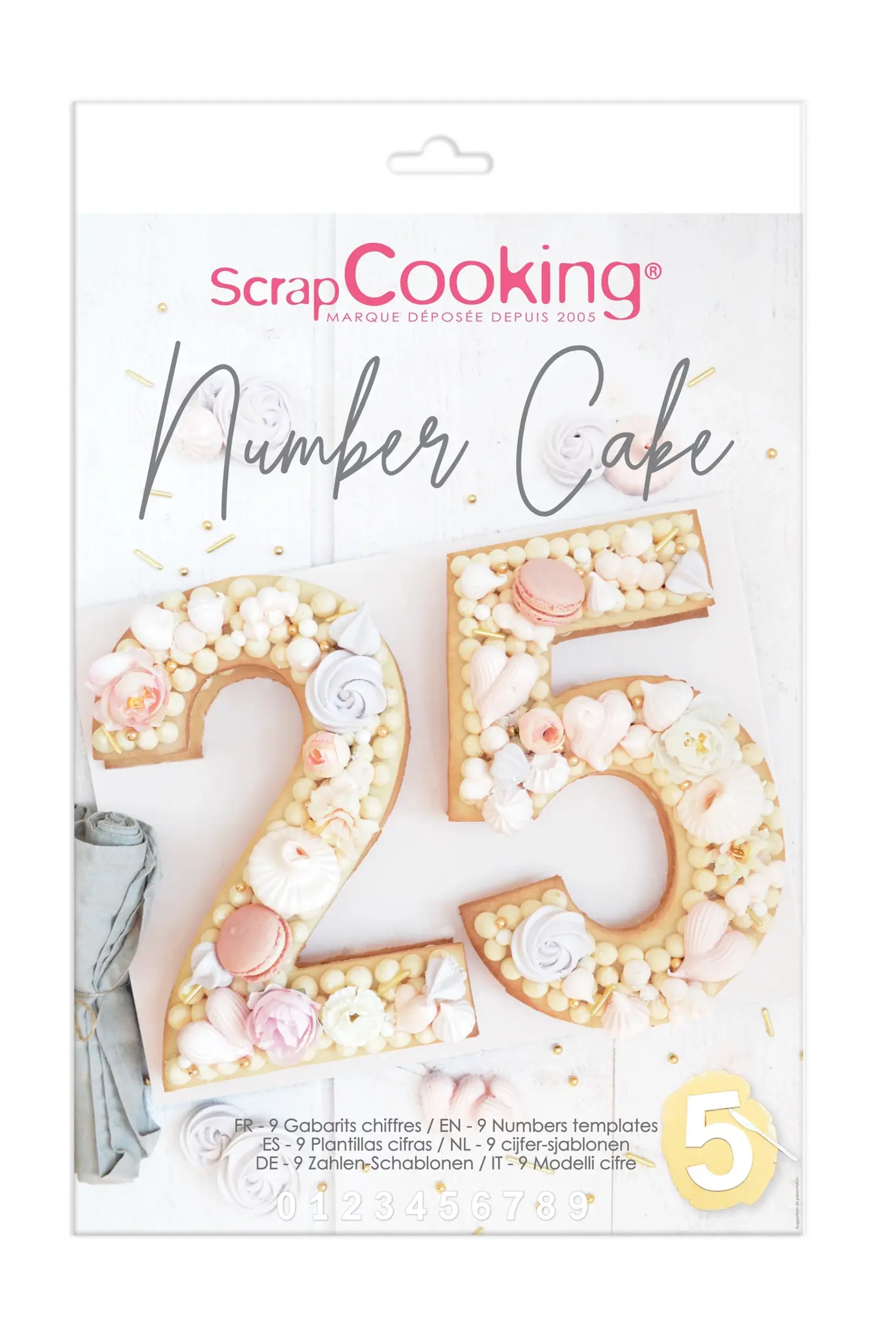Picture of Scrap Cooking - Template Set for Numbers 0-9