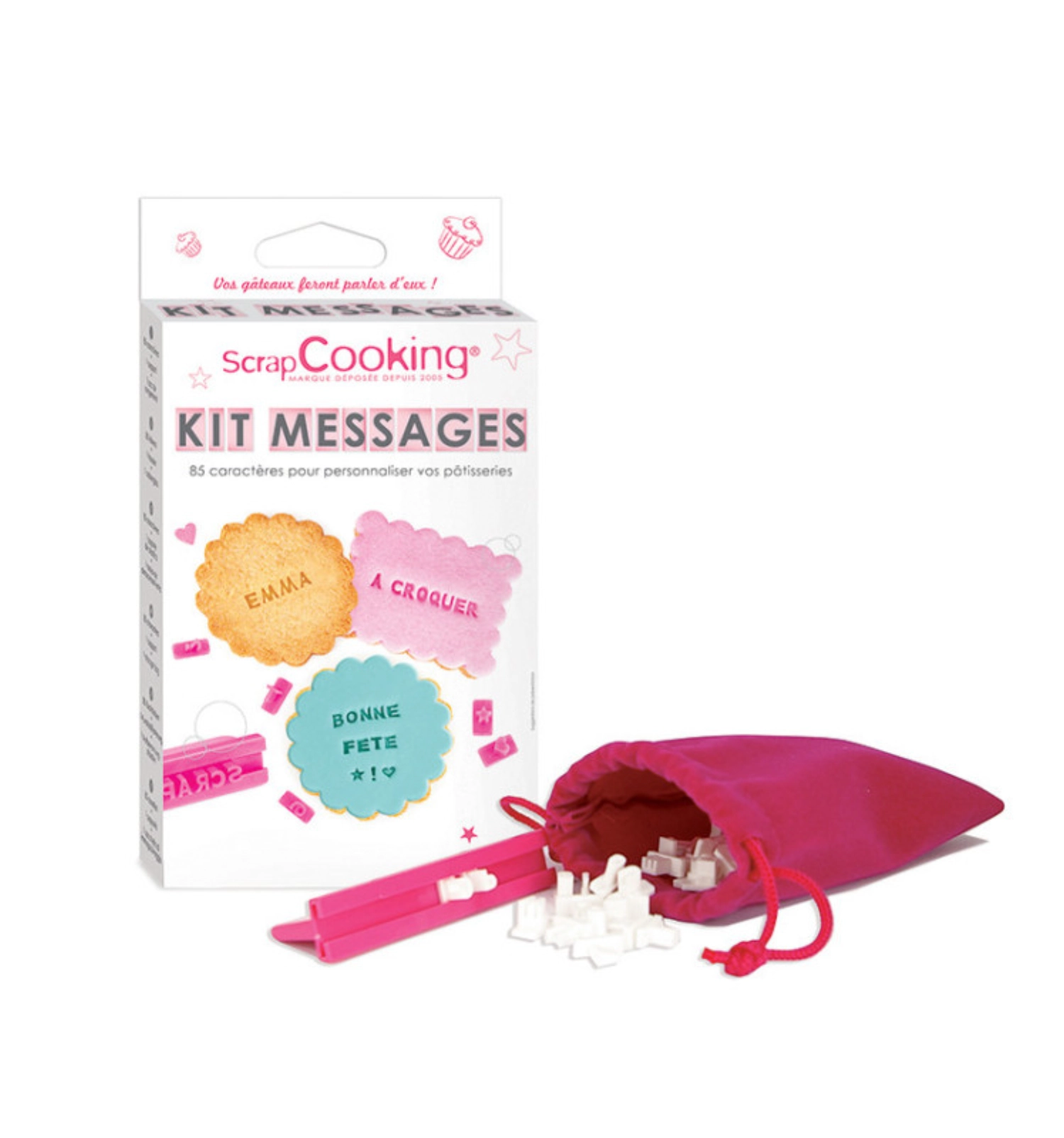 Immagine di Scrap Cooking - Set Biscotto Messaggi