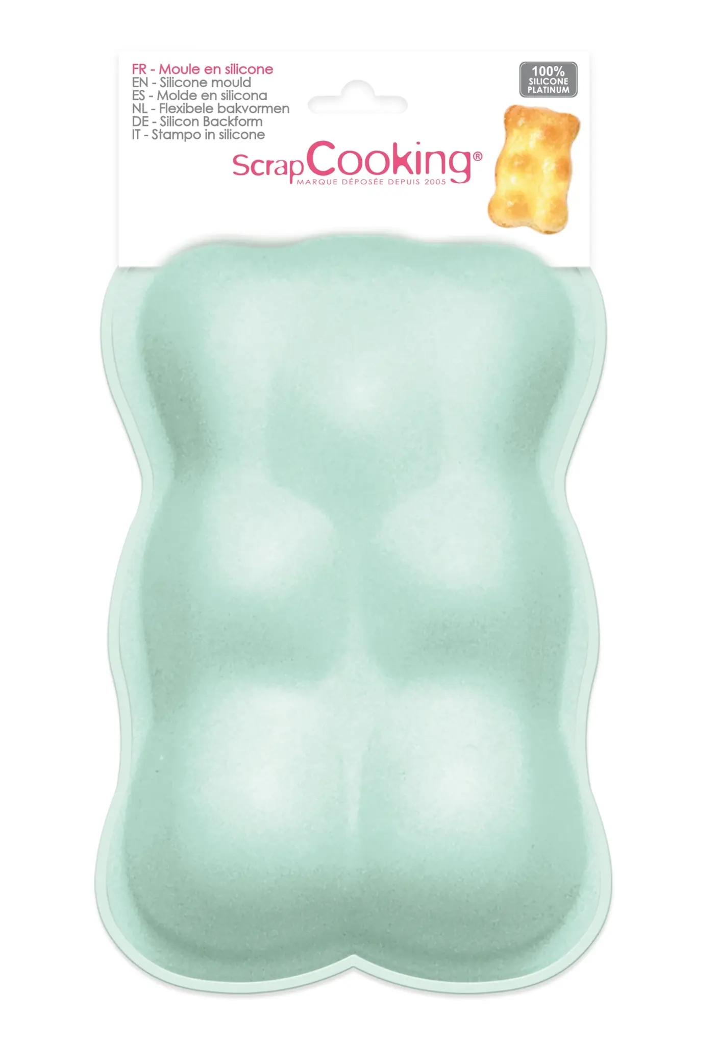 Picture of Scrap Cooking - Silicone Baking Mold Large Teddy Bear