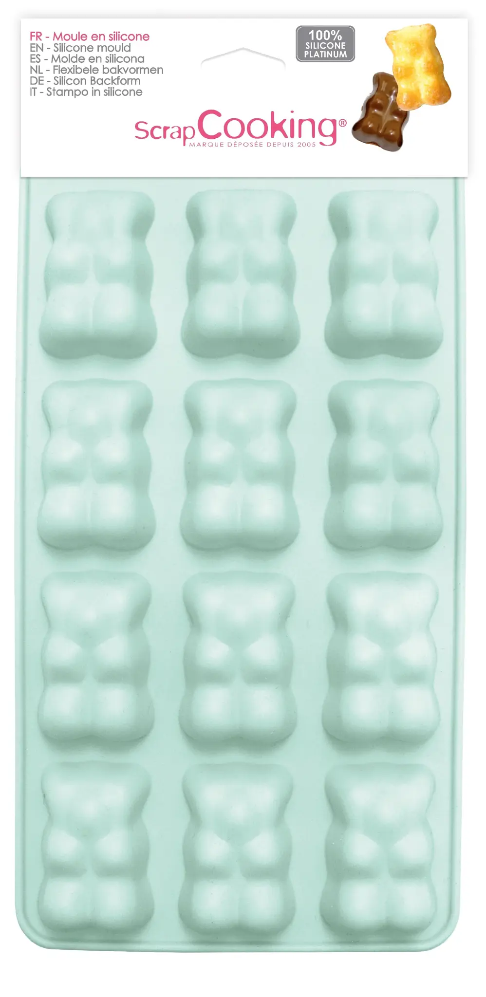 Picture of Scrap Cooking - Silicone Baking Mold Gummy Bears 23 x 13 cm