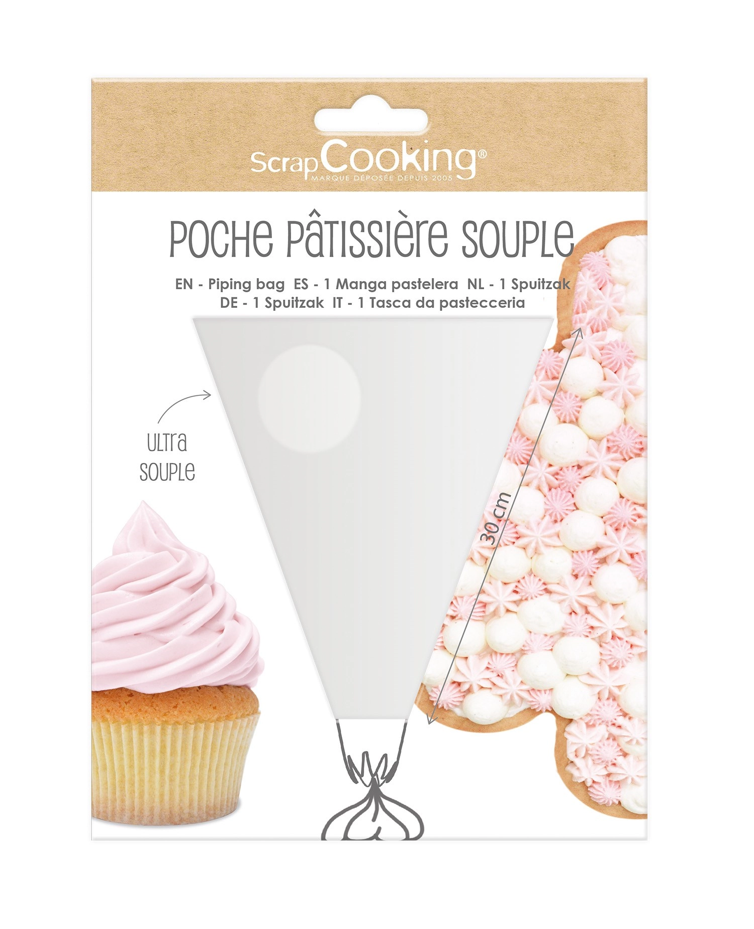 Bild von Scrap Cooking - Spritzbeutel extra weich wiederverwendbar 35 cm