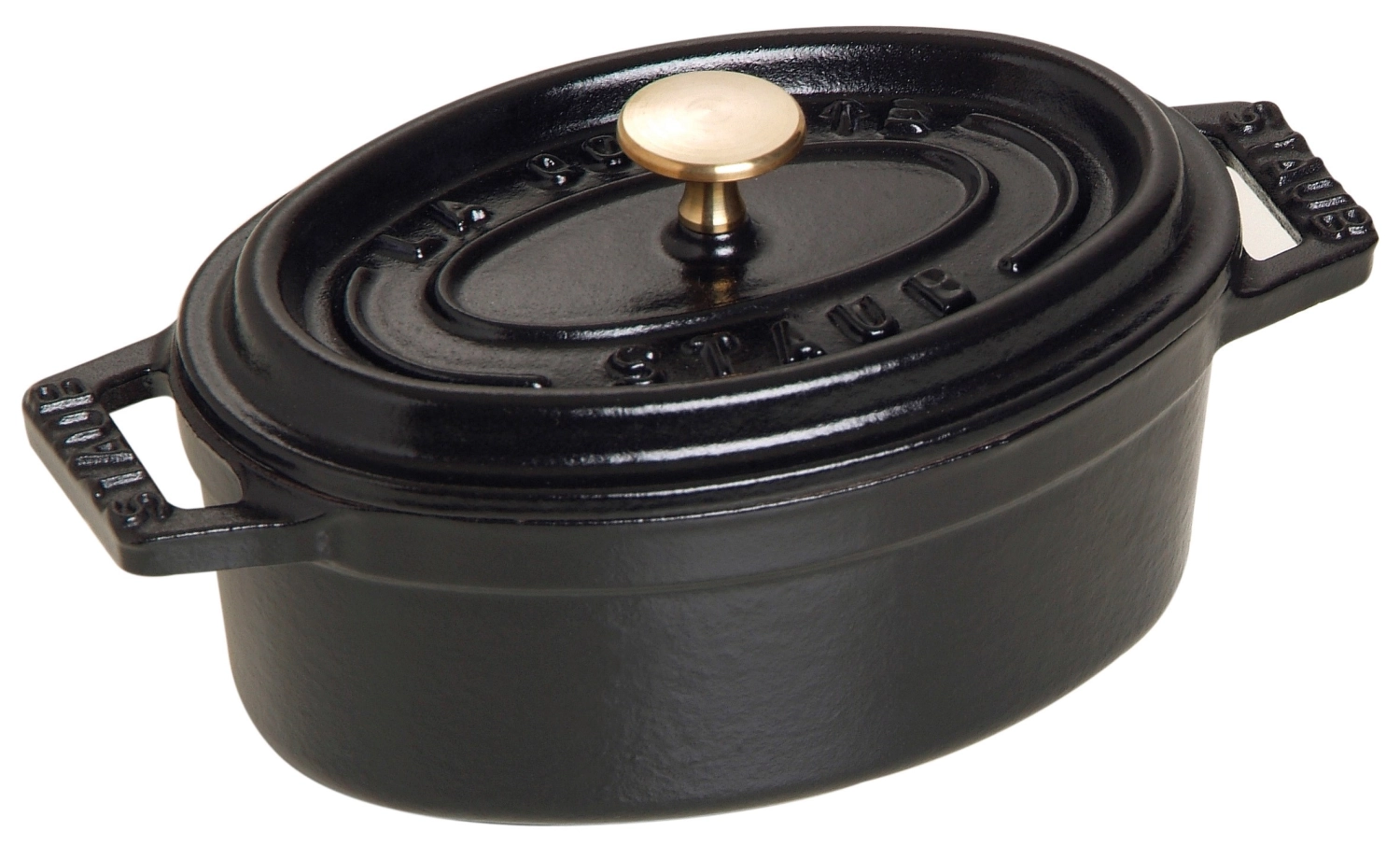 Bild von Staub - Cocotte 15 cm oval Schwarz Gusseisen 0.6 l