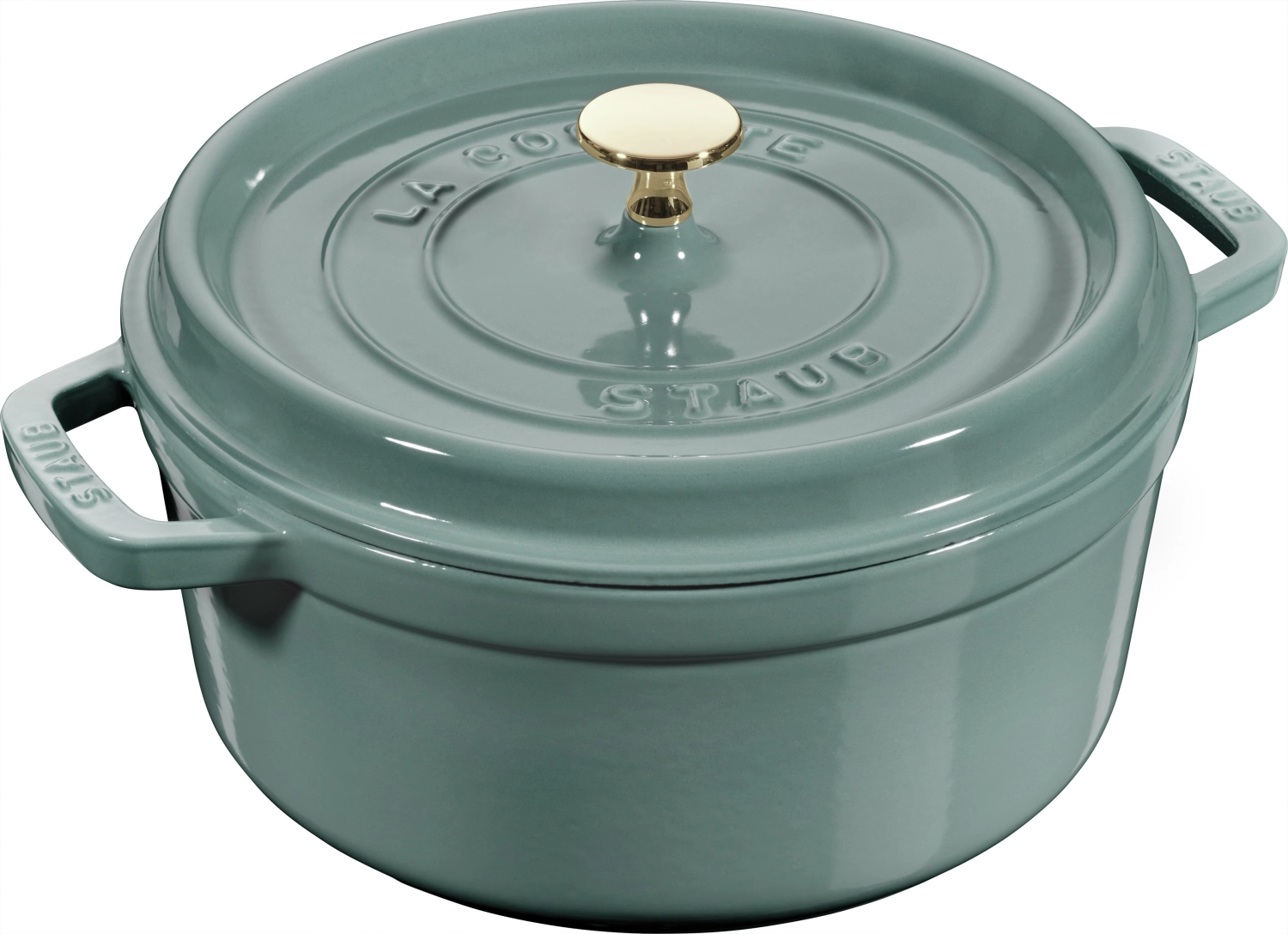 Bild von Staub - Cocotte 20 cm rund Eucalyptus Gusseisen 2.2 l