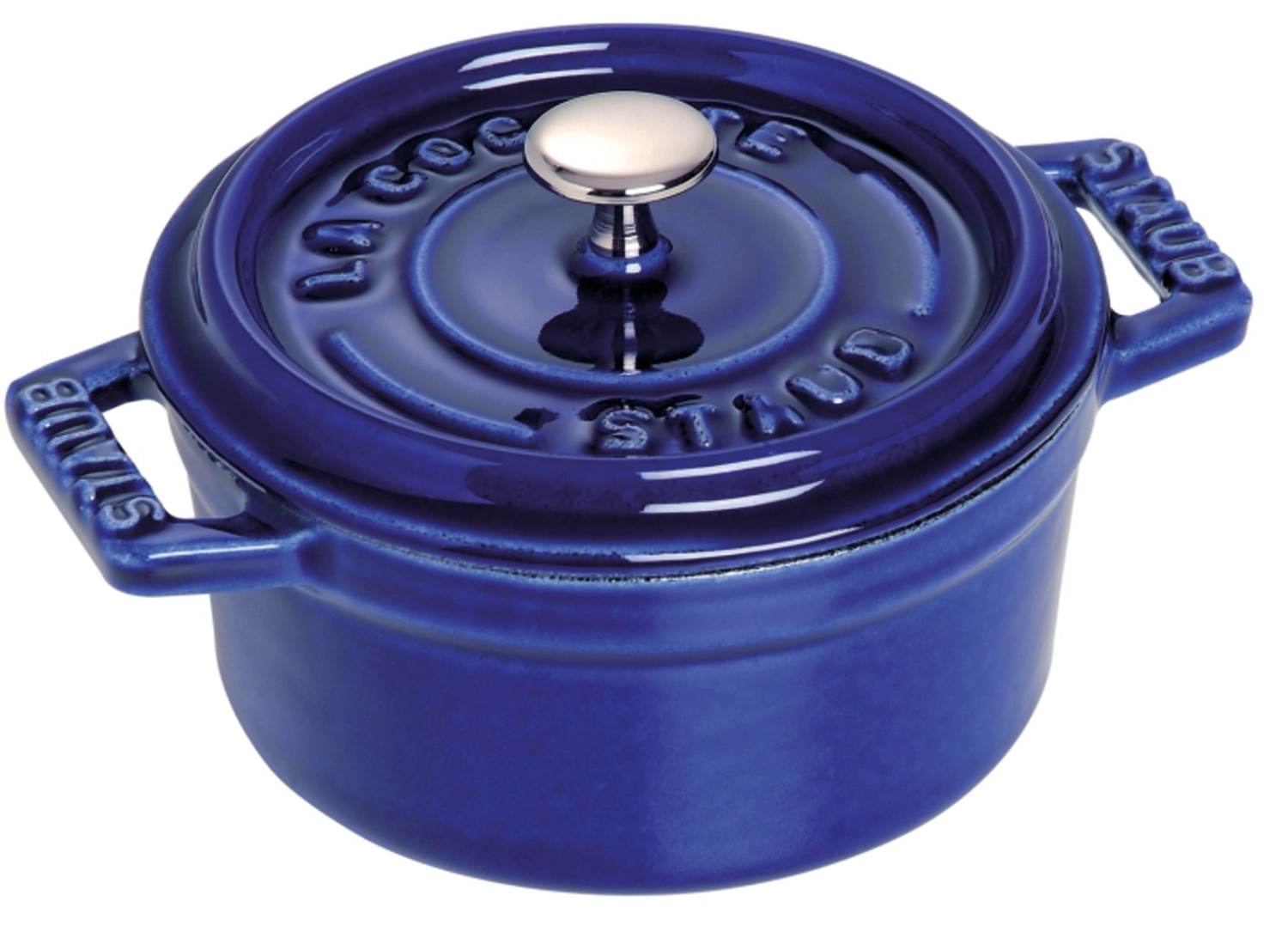 Immagine di Staub - Cocotte 22 cm rotonda Blu Scuro Ghisa 2.6 l