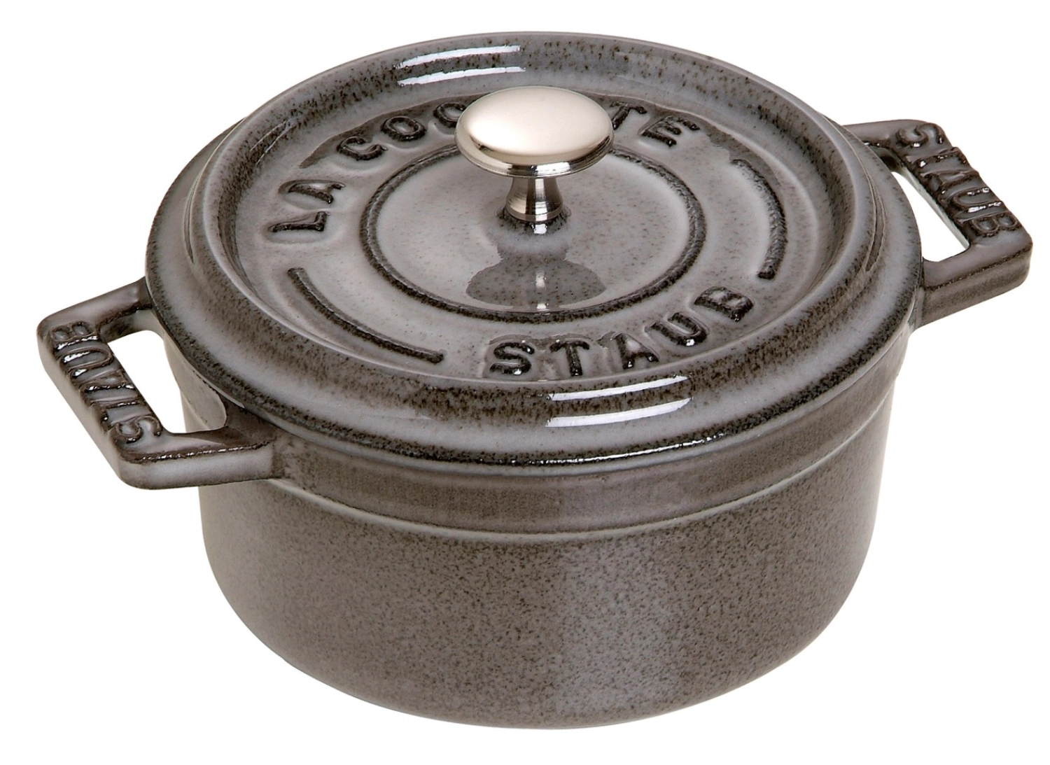 Immagine di Staub - Cocotte 22 cm rotonda Grigio Grafite Ghisa 2.6 l