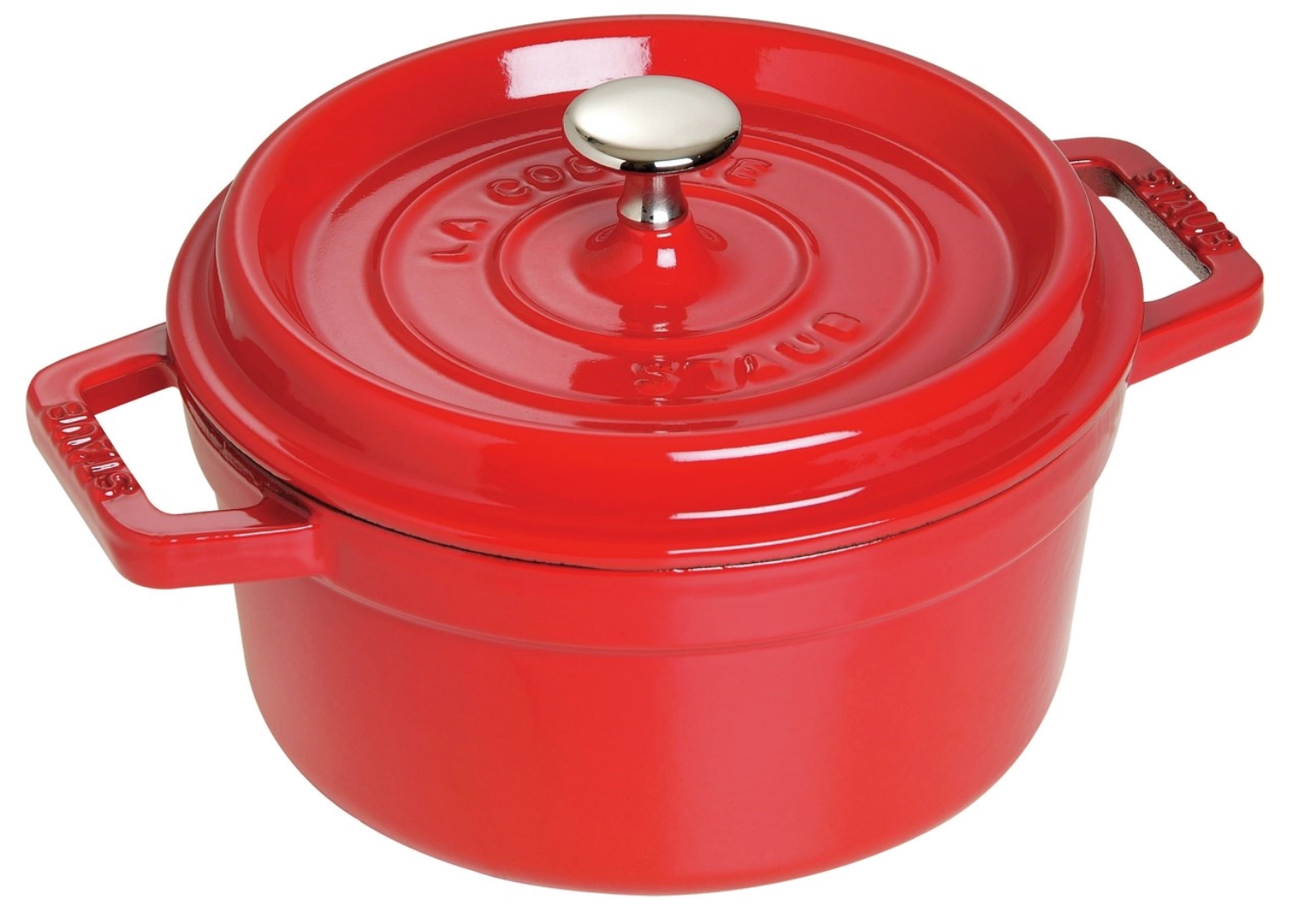 Picture of Staub - Cocotte 22 cm Round Cherry Red Cast Iron 2.6 l