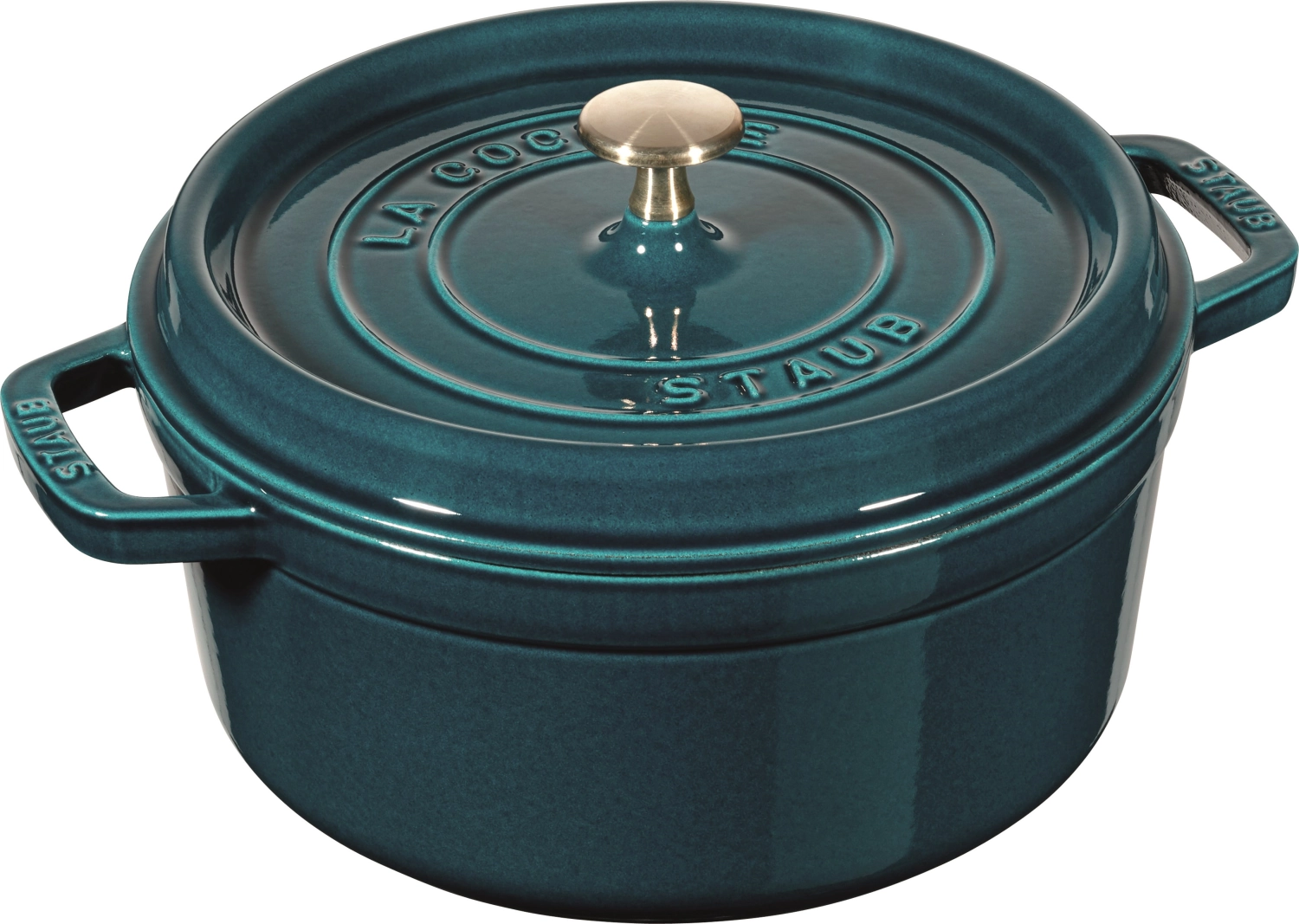 Bild von Staub - Cocotte 24 cm rund La Mer Gusseisen 3.7 l