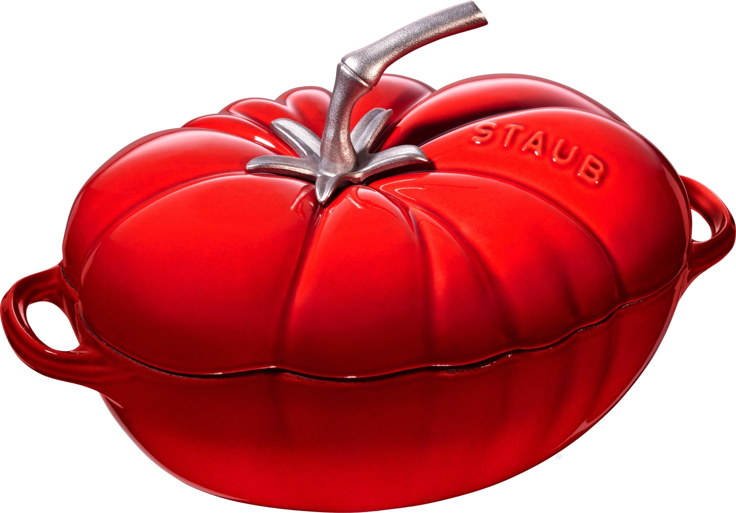 Bild von Staub - Cocotte 25 cm Tomate Kirsch-Rot Gusseisen 2.9 l