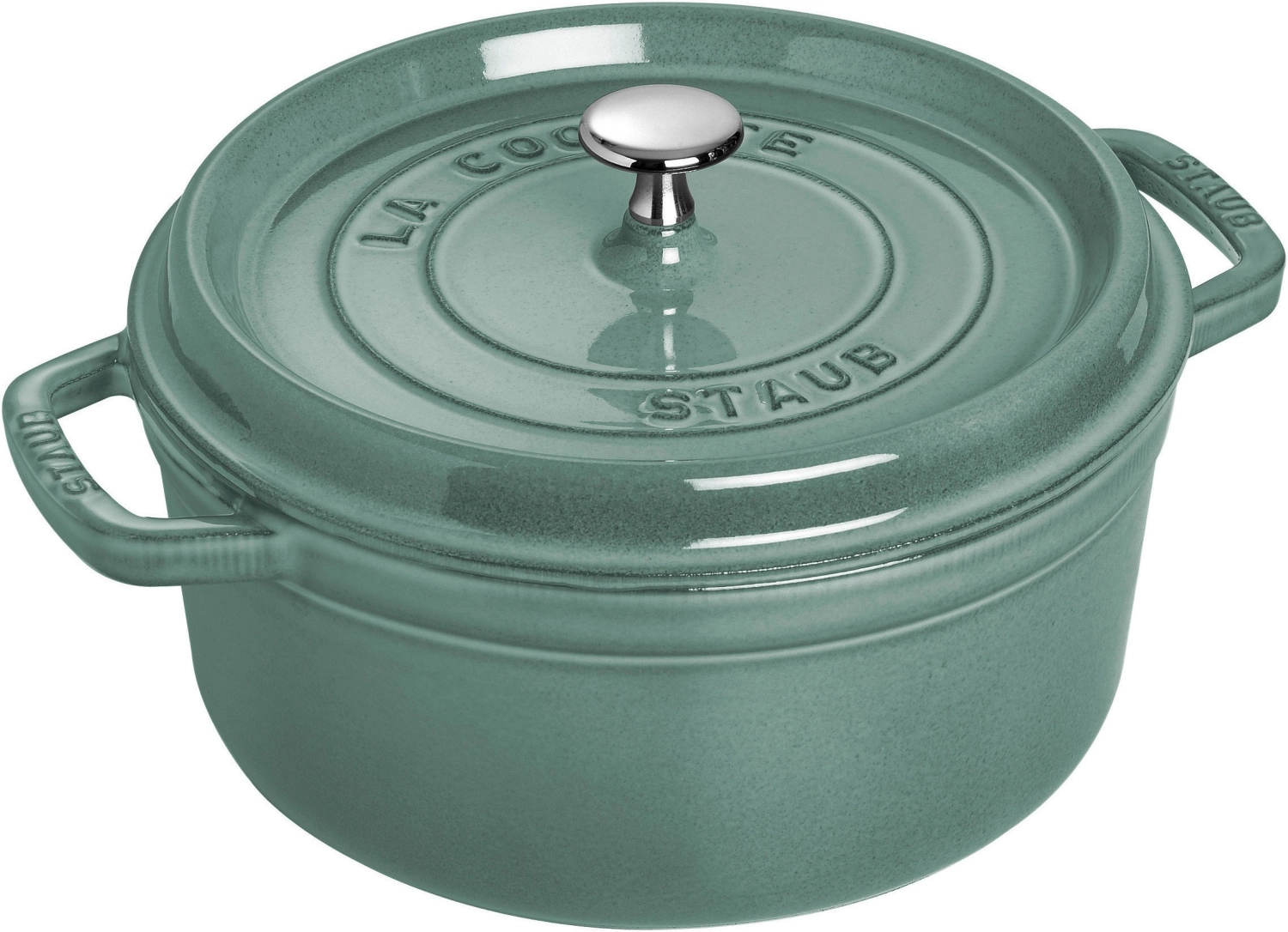 Bild von Staub - Cocotte 26 cm rund Eucalyptus Gusseisen 5.25 l