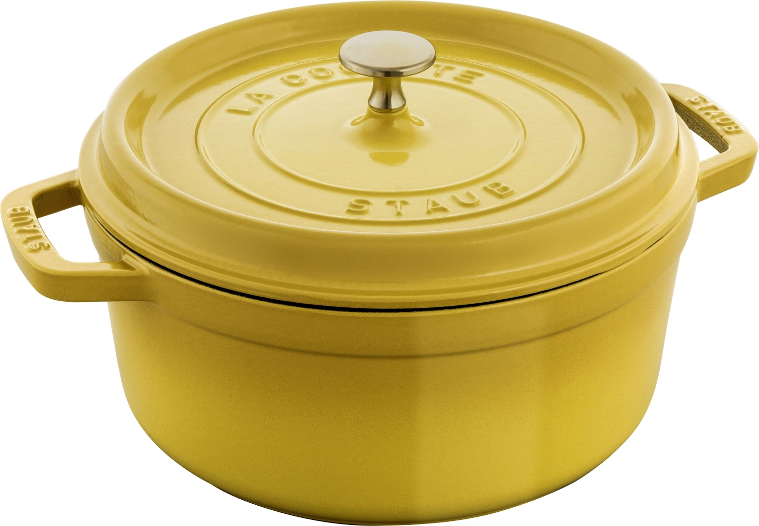 Bild von Staub - Cocotte 28 cm rund Citron Gusseisen 6.7 l