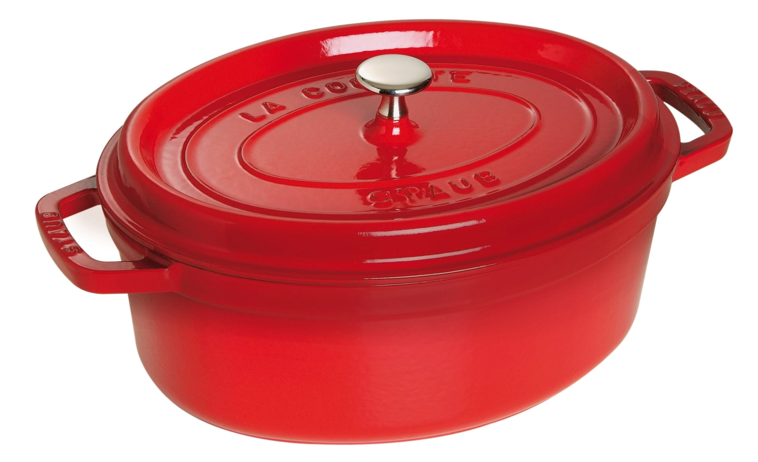 Picture of Staub - Cocotte 29 cm Oval Cherry Red Cast Iron 4.2 l