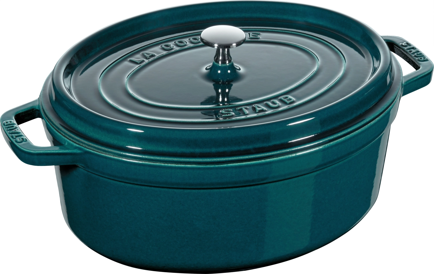 Picture of Staub - Cocotte 37 cm Oval La Mer Cast Iron 8.0 l