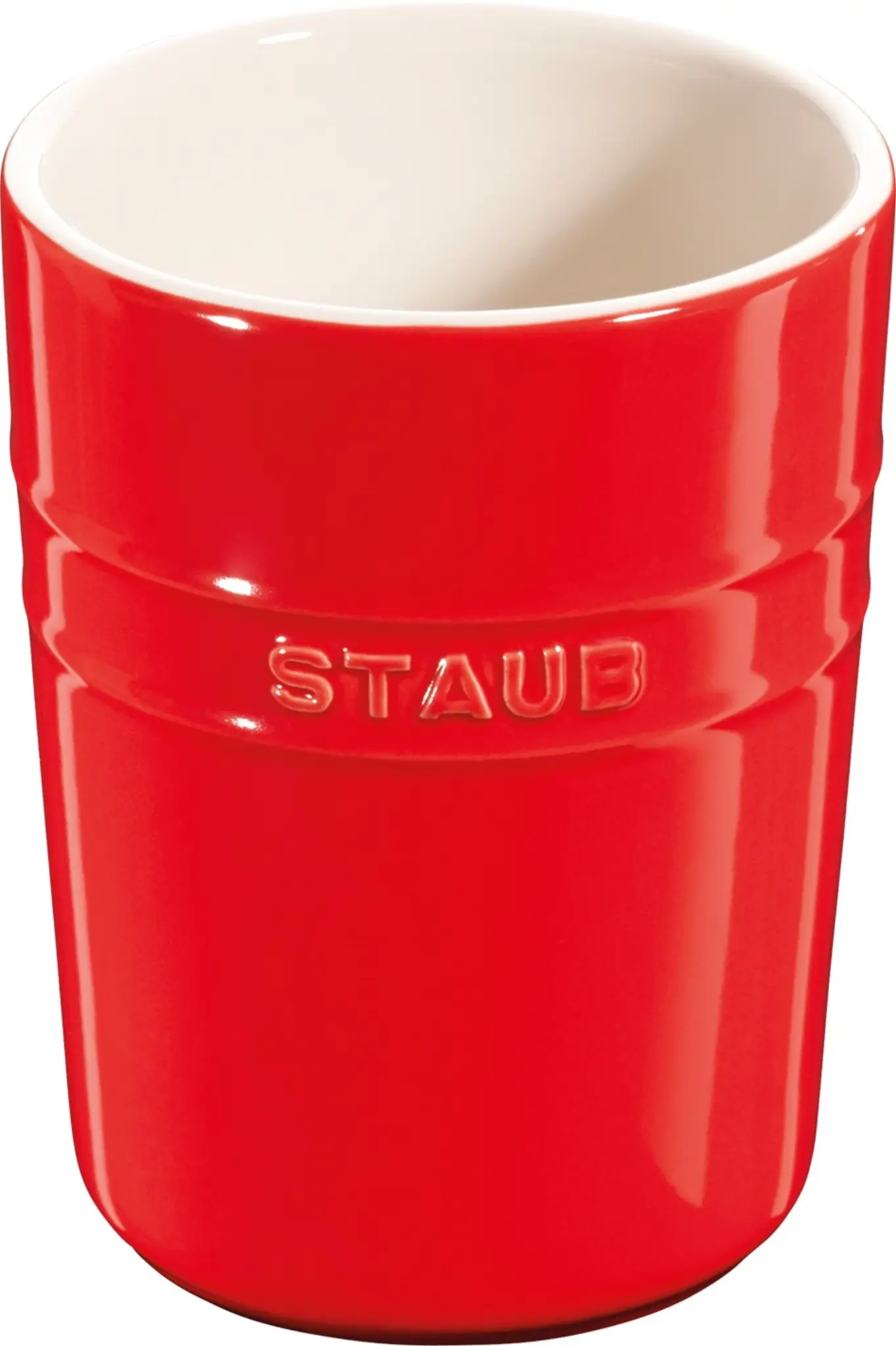 Bild von Staub - Keramik Kellenbehälter rot 11 x 15 cm 0.9 l