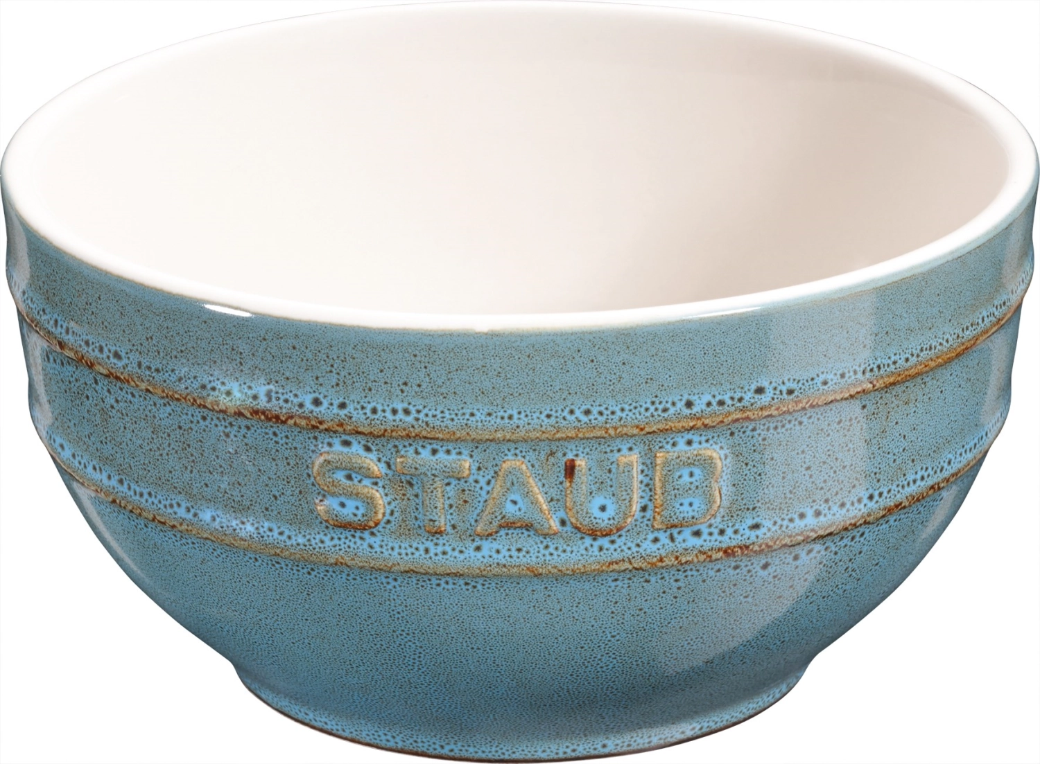 Bild von Staub - Keramik Schüssel mittel antik-türkis 14 cm