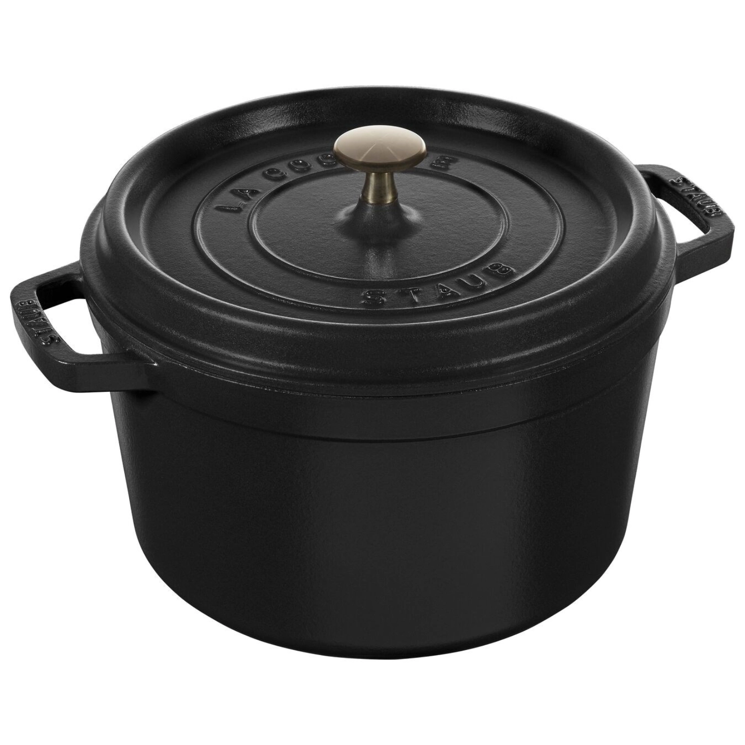 Picture of Staub - La Cocotte Cocotte high 24 cm Black 4.7 l