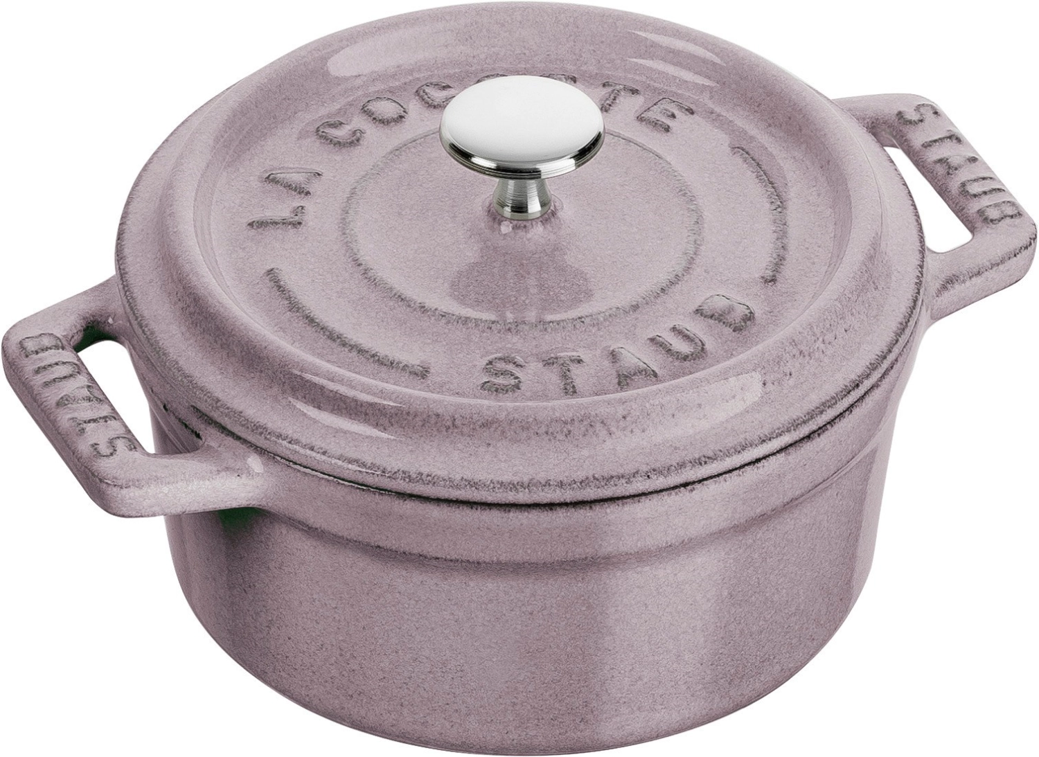 Bild von Staub - Mini Cocotte 10 cm rund Kirschblüte Gusseisen 0.25 l