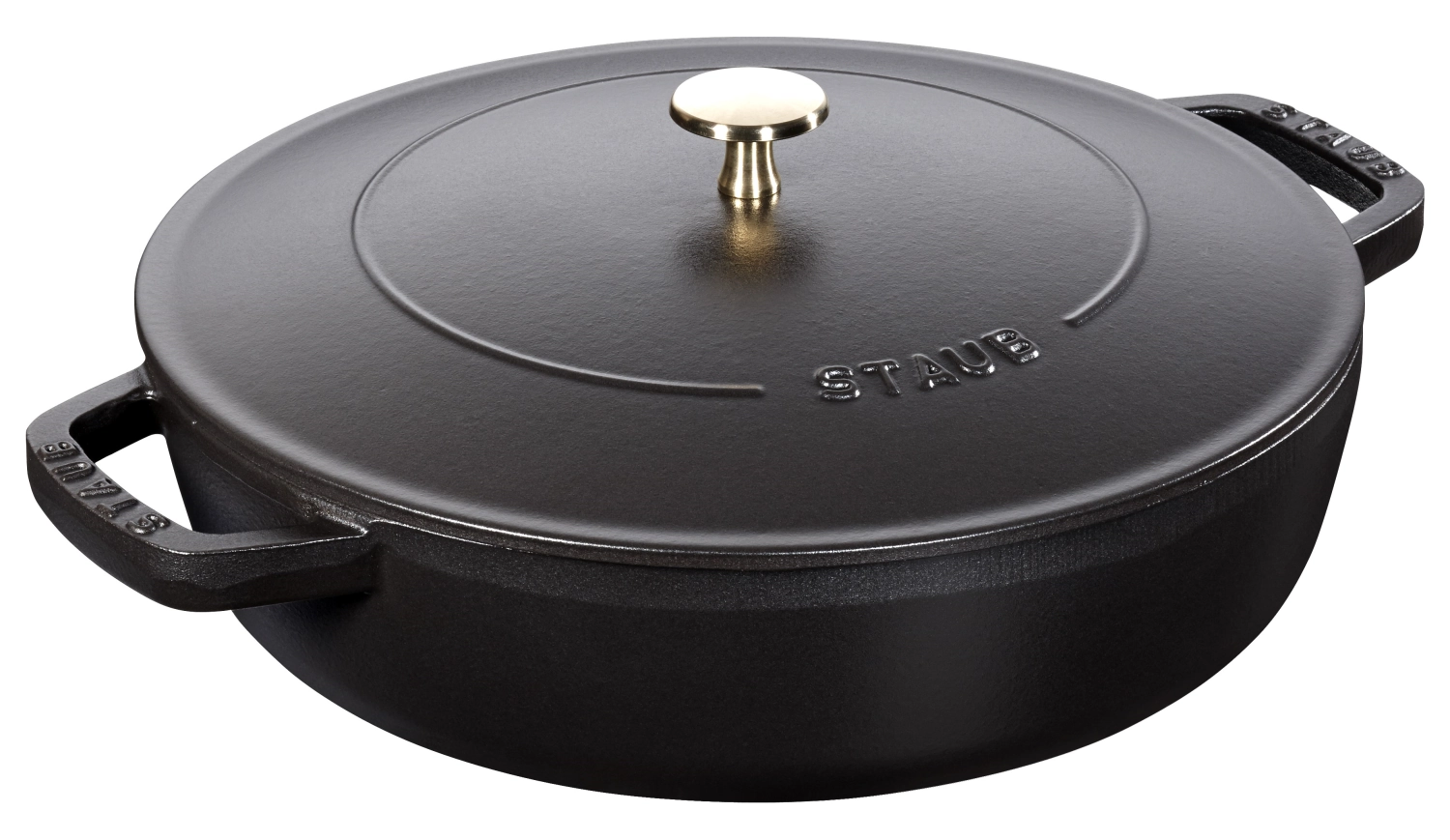 Bild von Staub - Schmorpfanne Chistera 28 cm Schwarz Gusseisen