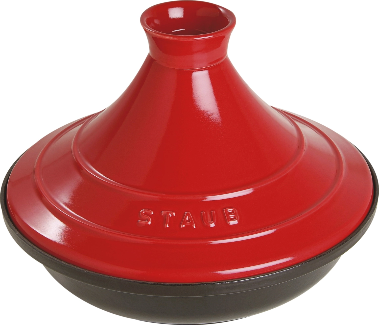 Bild von Staub - Tajine 28 cm Gusseisen Kirsch-Rot