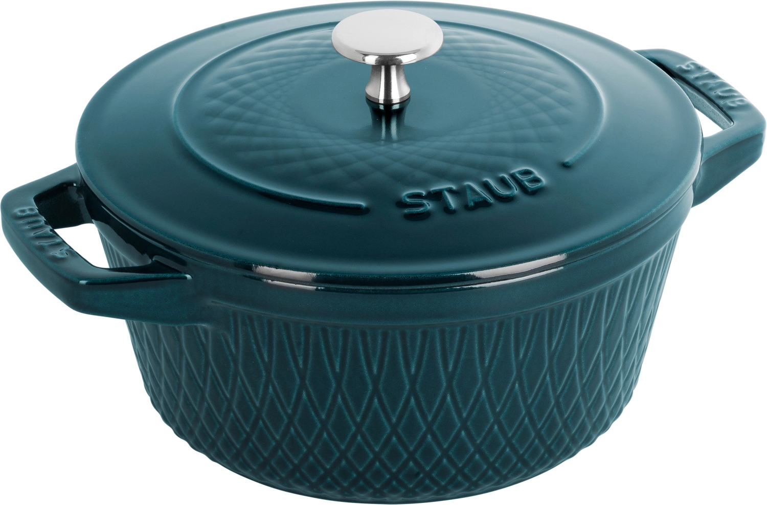 Bild von Staub - Twisted Cocotte 20 cm rund La Mer Gusseisen 2.29 l