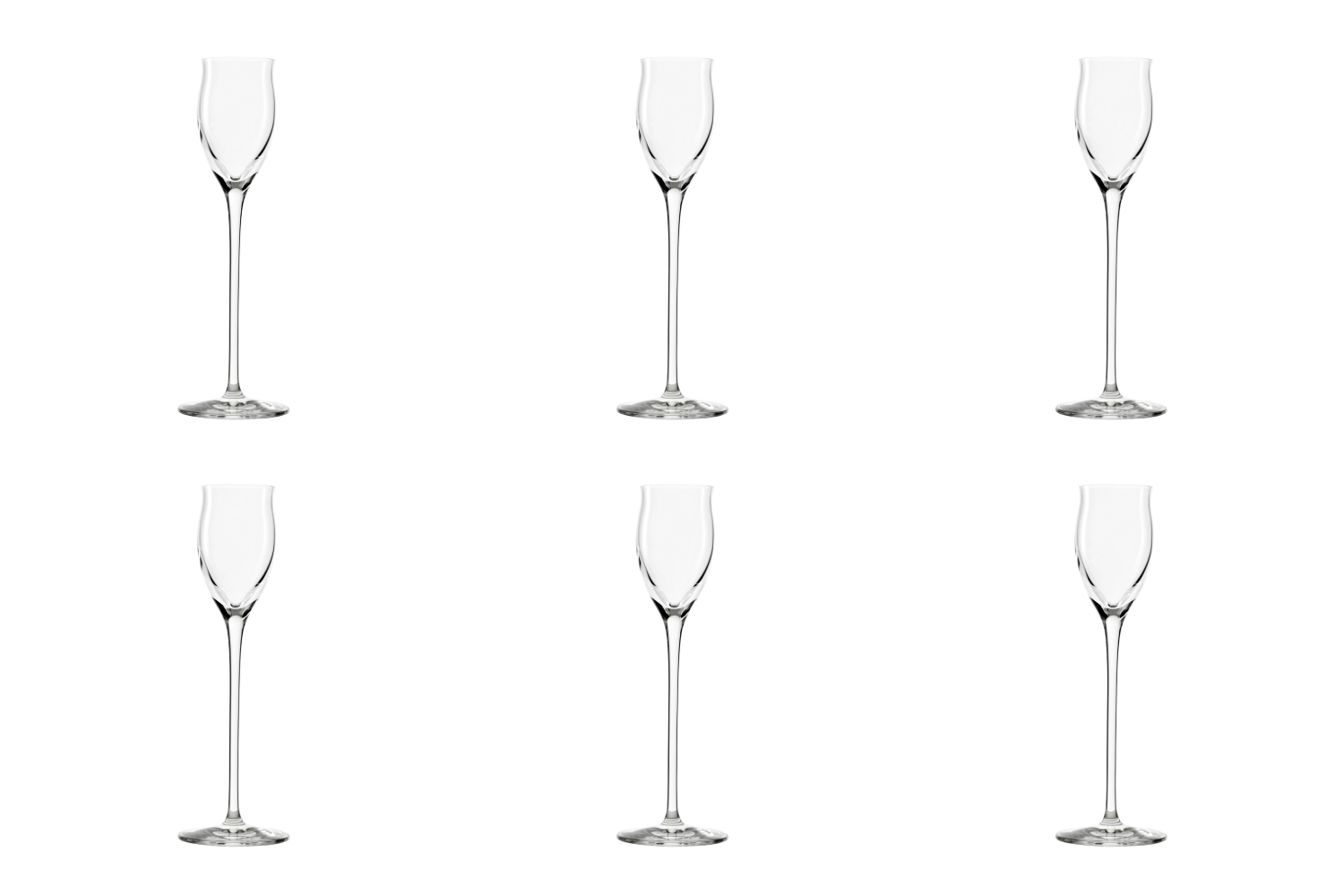 Bild von Stölzle - 6er Set Quatrophil Bar&Liqueur Edelbrand 65 ml H 195 mm
