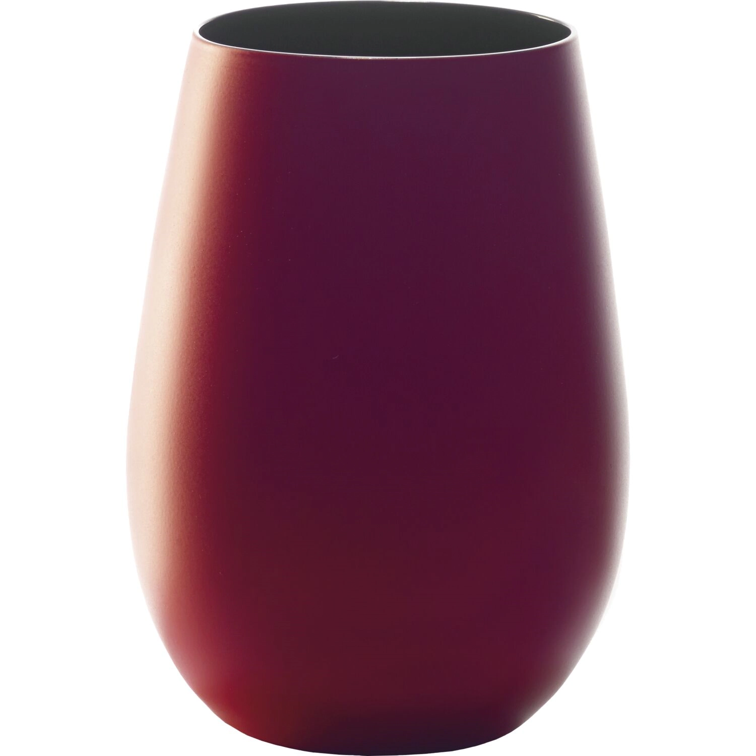 Bild von Stölzle - Elements Becher 465 ml rot/schwarz