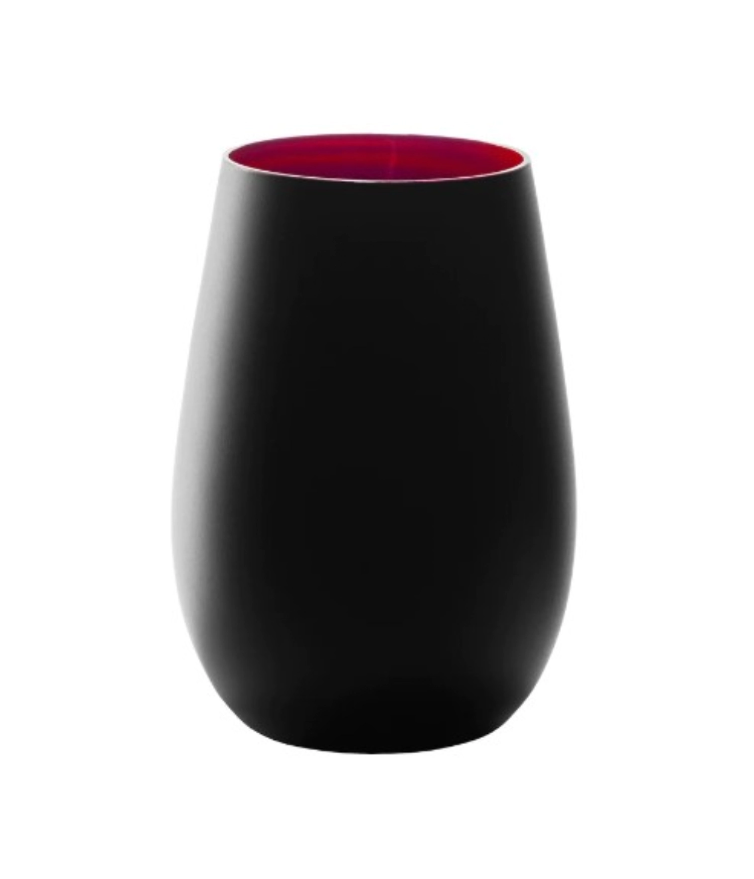 Bild von Stölzle - Elements Becher 465 ml schwarz/rot