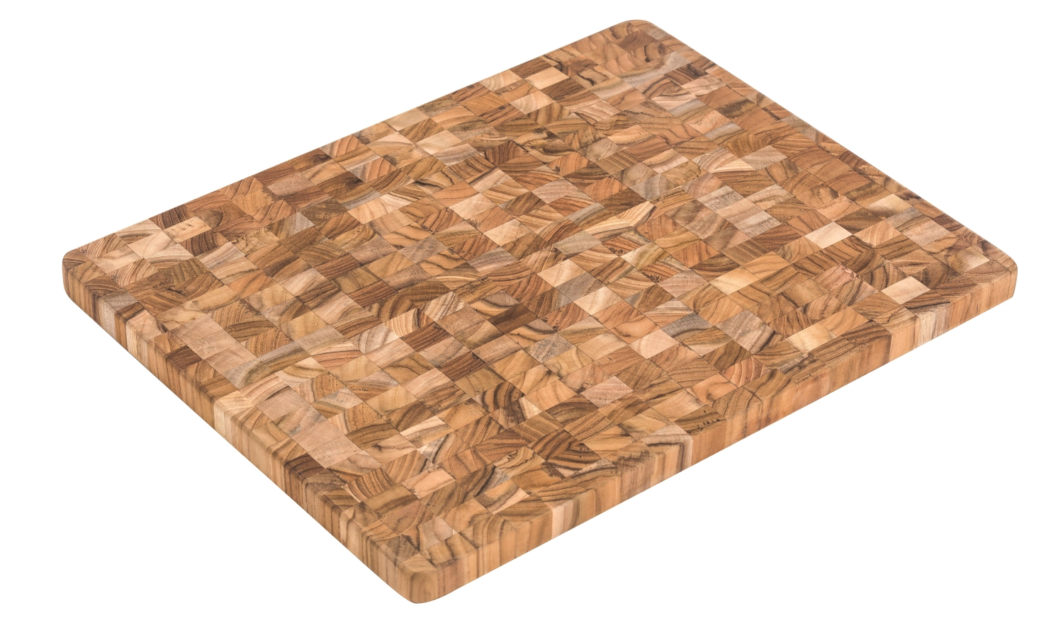 Bild von Teak Haus - Scandi Servierbrett Stirnholz 45.7 x 35.5 x 2.5 cm