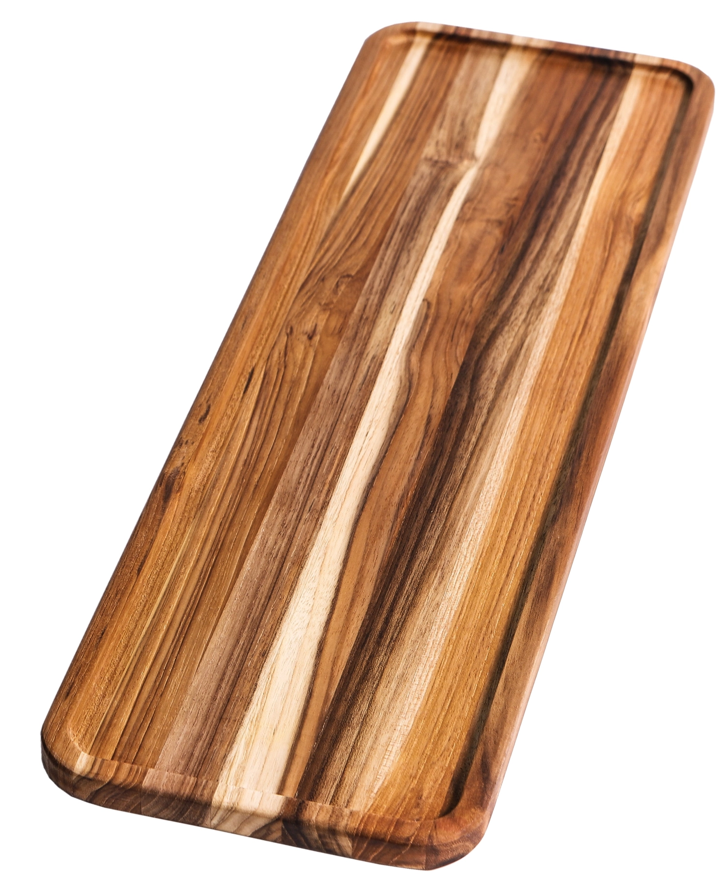 Bild von Teak Haus - The Tray Serviertablett m. schmal. Rand rechte. 50 x 16 x 1.5 cm