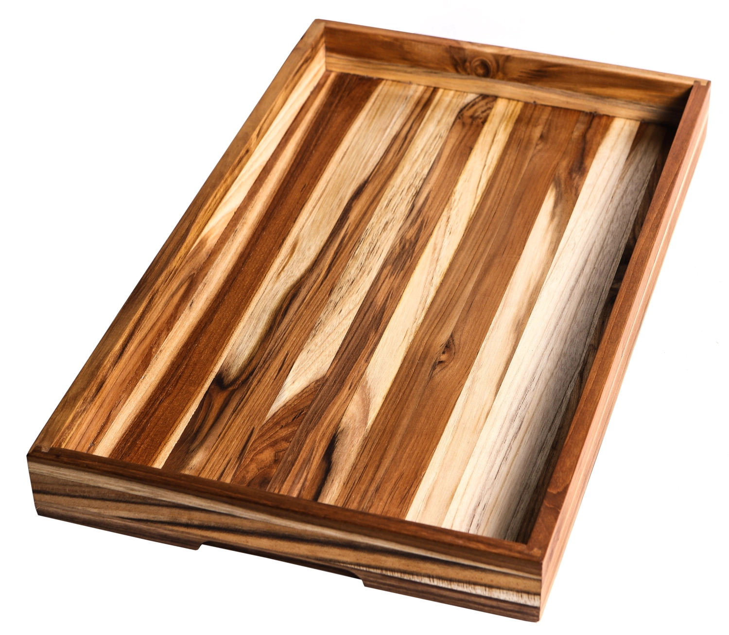 Bild von Teak Haus - The Tray Serviertablett mit Haltegriff 51 x 30.5 x 5 cm