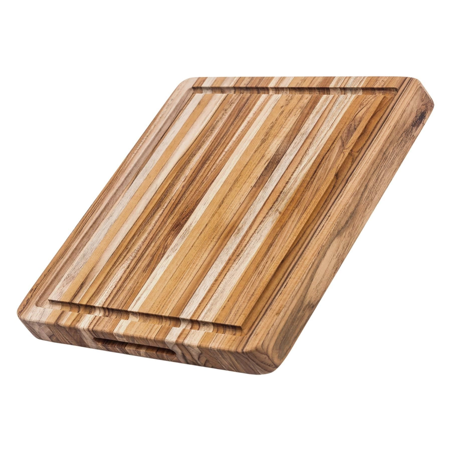 Bild von Teak Haus - Traditional Schneidbrett mit Saftrille 40.5 x 30.5 x 3.8