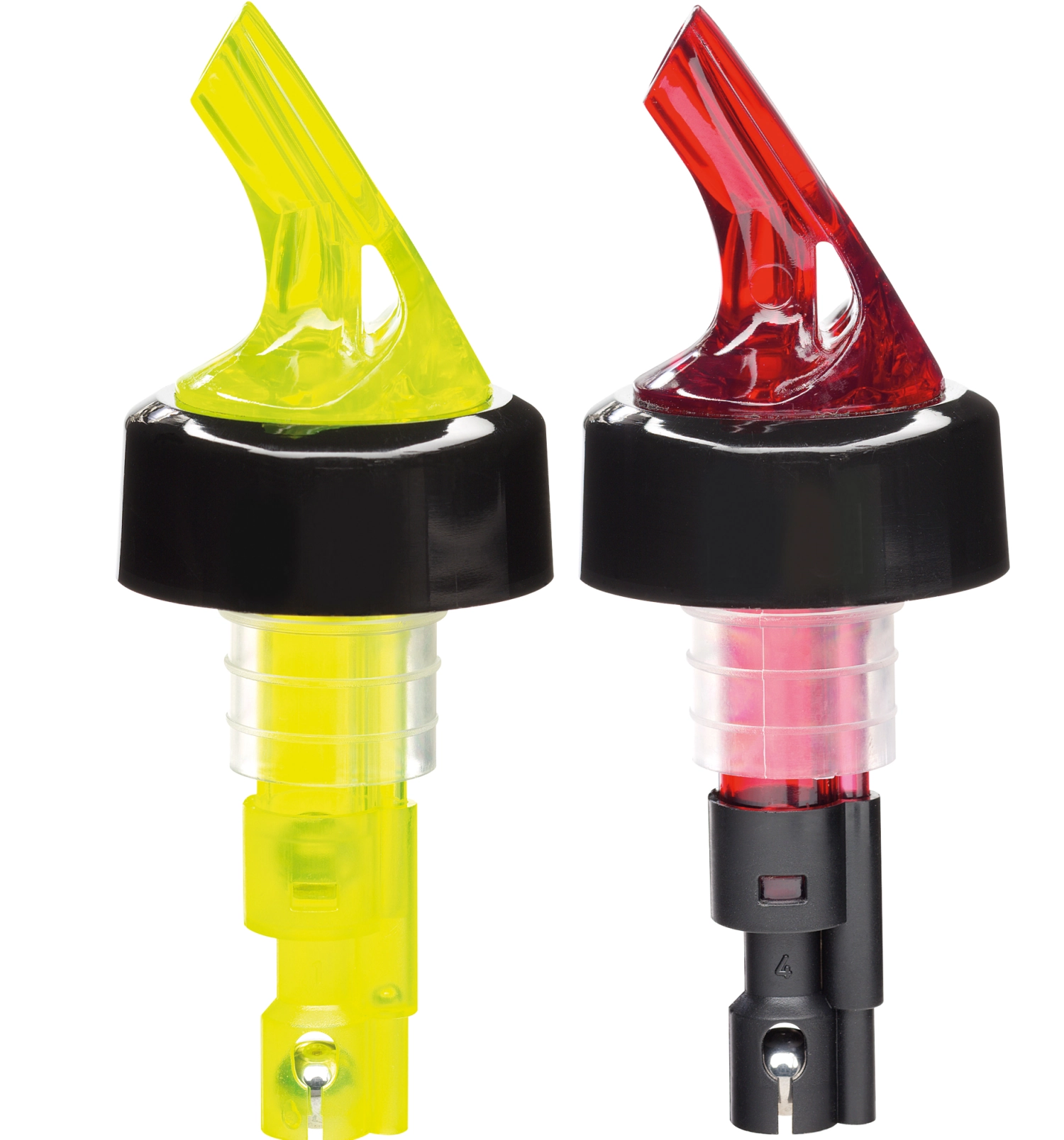 Bild von Westmark - 2 Stk. Posi Pour Dosierausgiesser gelb rot 2 cl