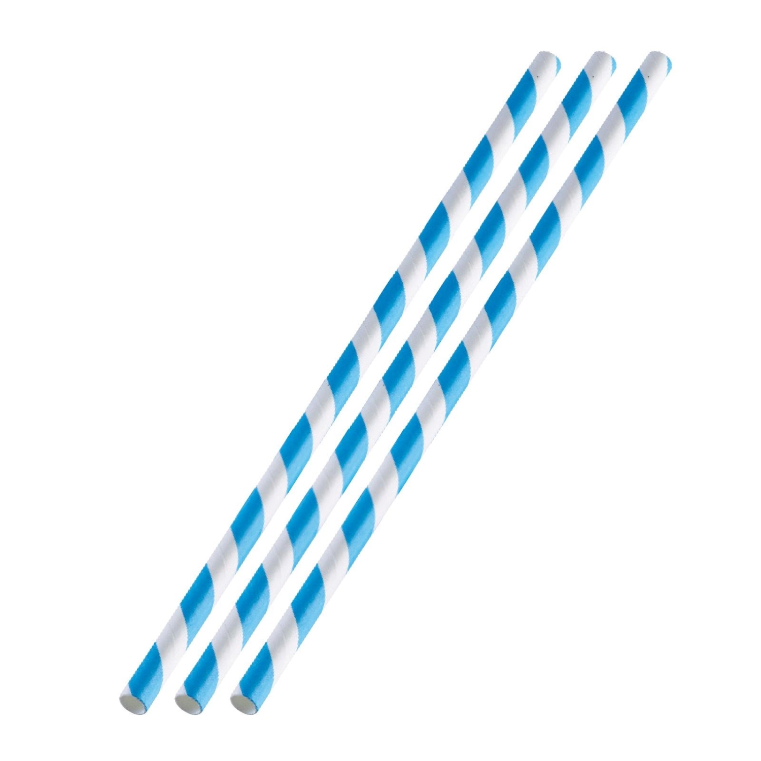 Bild von Westmark - 50 Papier-Trinkhalme blau-weiss 19 7 cm 50 sb
