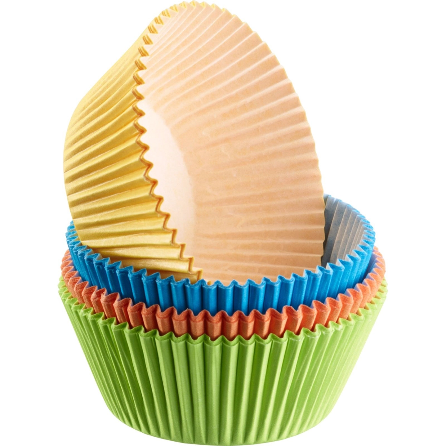 Picture of Westmark - 80 Muffin Paper Baking Cups Colored 4-Assorted Colors