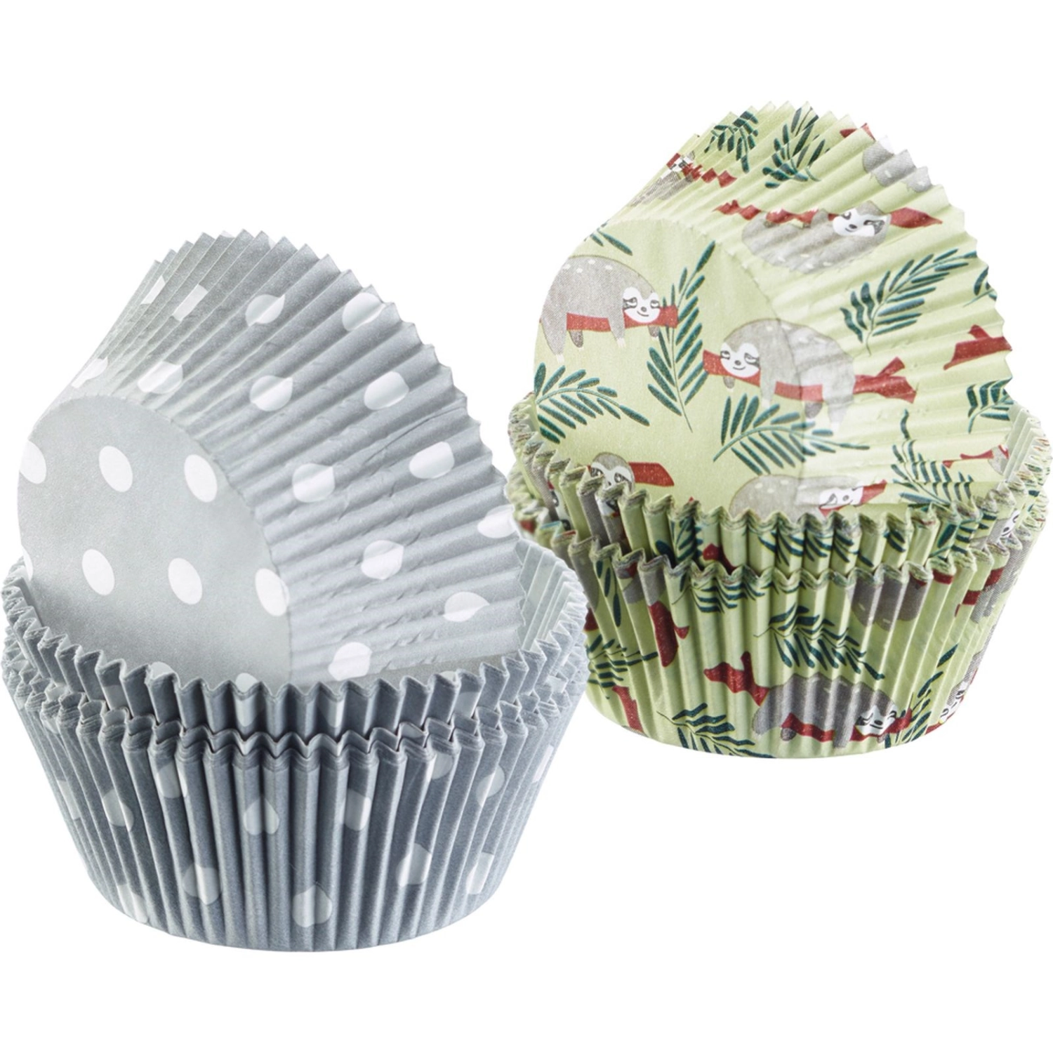 Picture of Westmark - 80 pcs. Muffin Paper Baking Cups Sloth & Dots