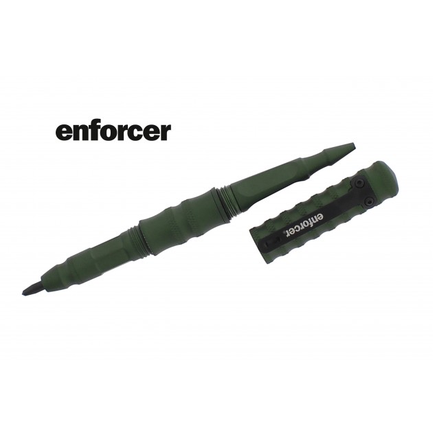 Image de Enforcer - Stylo tactique en aluminium mat vert