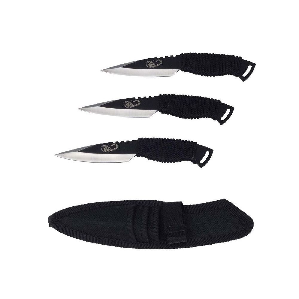 Image de Haller - Set de couteaux de lancer Scorpion Small, ensemble de 3