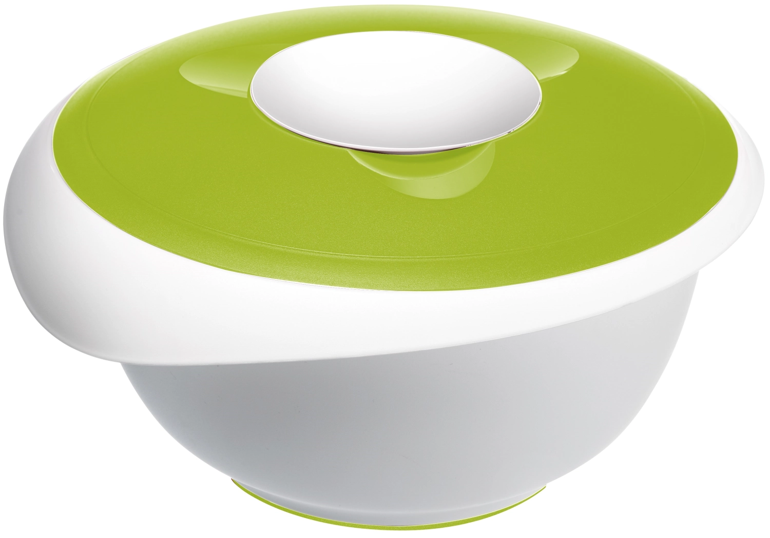 Immagine di Westmark - Ciotola per mescolare con paraspruzzi verde mela 28.5 x 27 x 14 cm 3 l