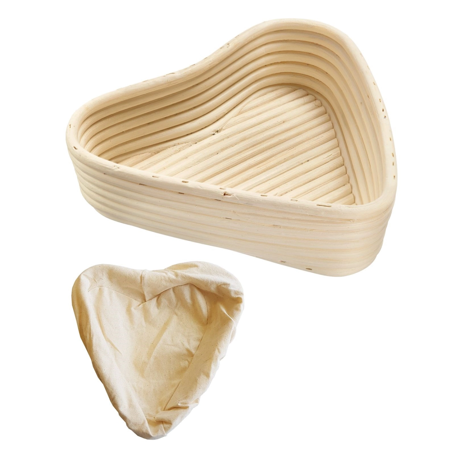 Bild von Westmark - Set Gärkörbchen Herzform mit Bezug 22 x 23.5 x 6.5 cm