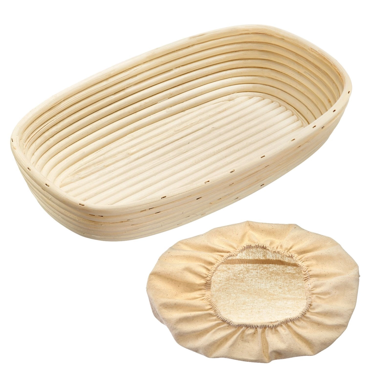 Bild von Westmark - Set Gärkörbchen oval mit Bezug 33.5 x 20.5 x 8 cm