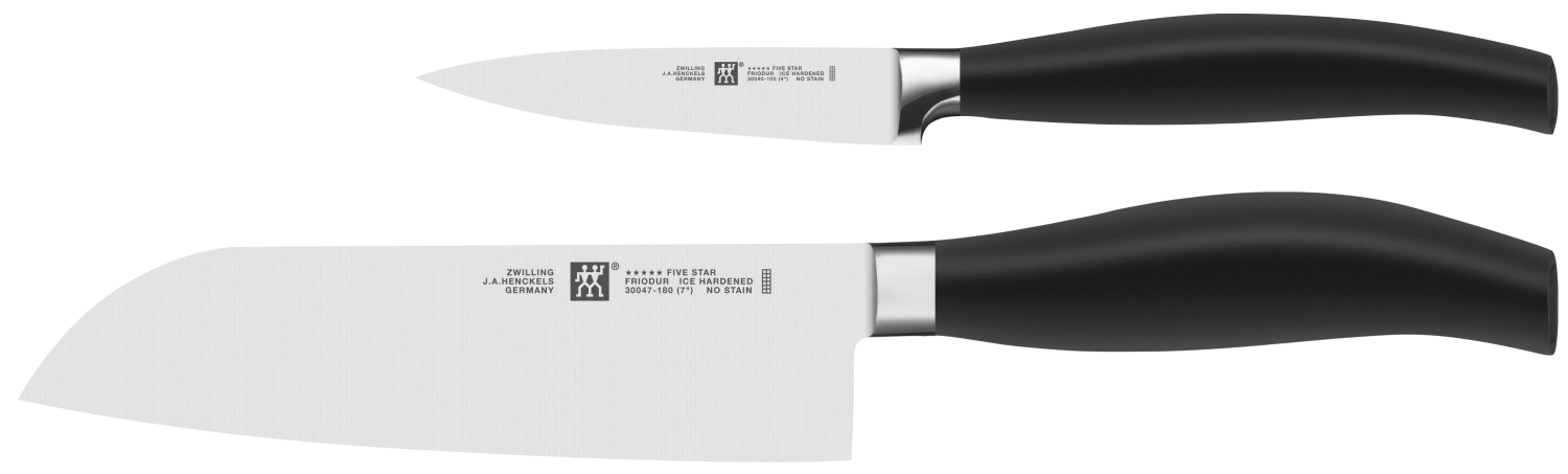 Bild von Zwilling - 2-tlg. Five Star Messerset (Spick-+Santoku)
