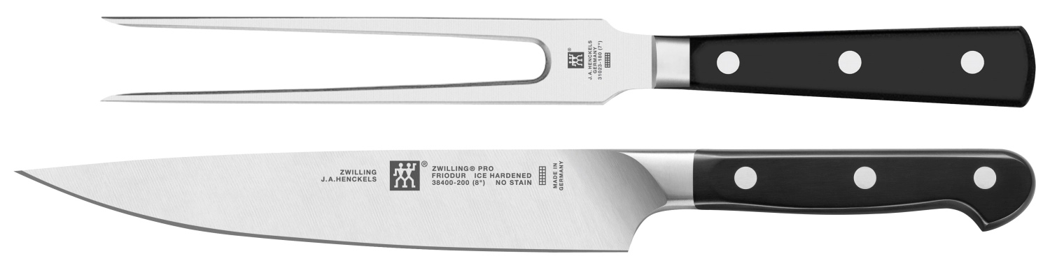 Picture of Zwilling - 2-pc. Pro Knife Set (Carving Knife+Fork)