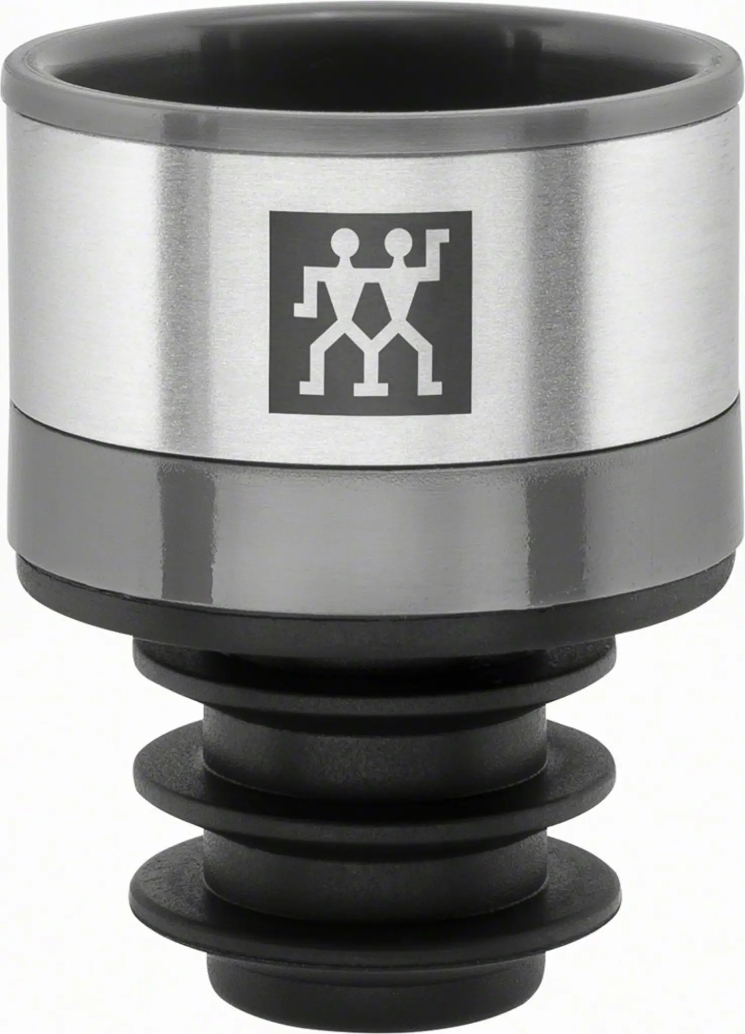 Bild von Zwilling - 3-tlg. Vakuum Weinverschluss 3 x 3 x 4 cm grau