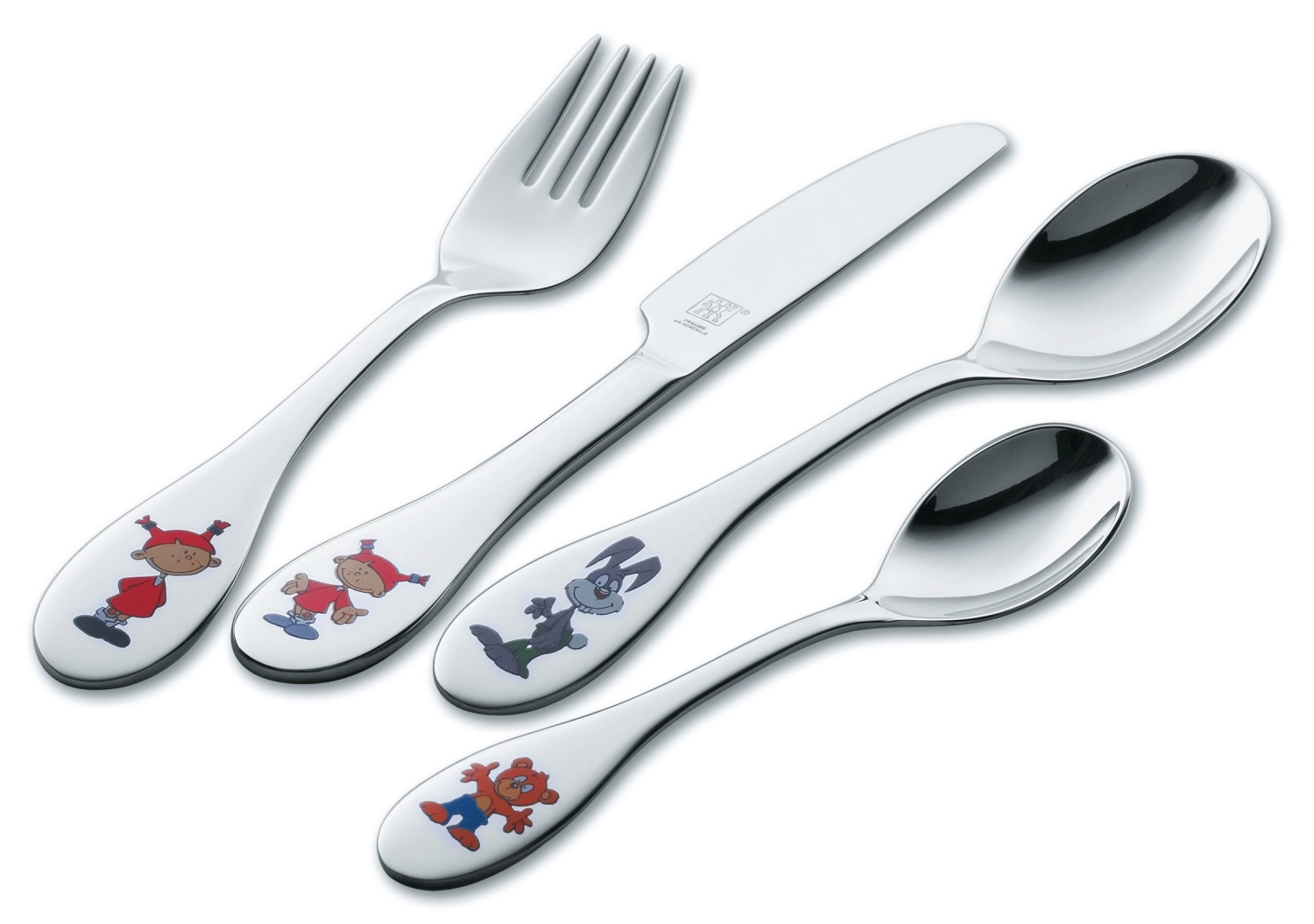 Bild von Zwilling - 4-tlg. Kinderbesteck Friends