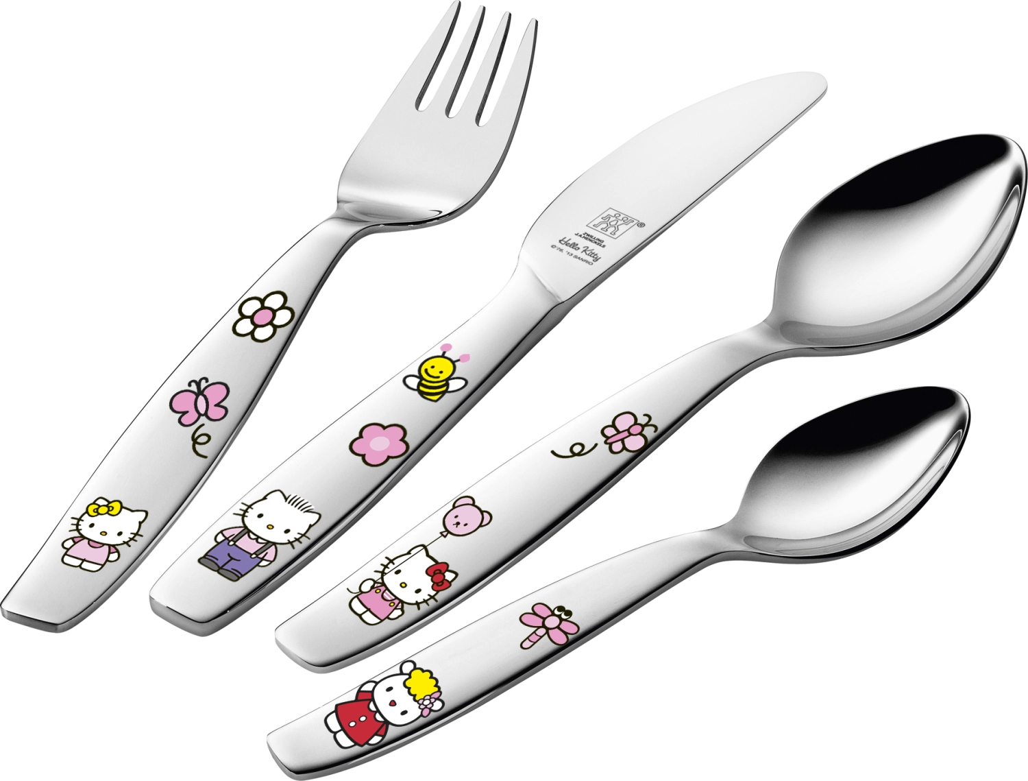 Bild von Zwilling - 4-tlg. Kinderbesteck Hello Kitty