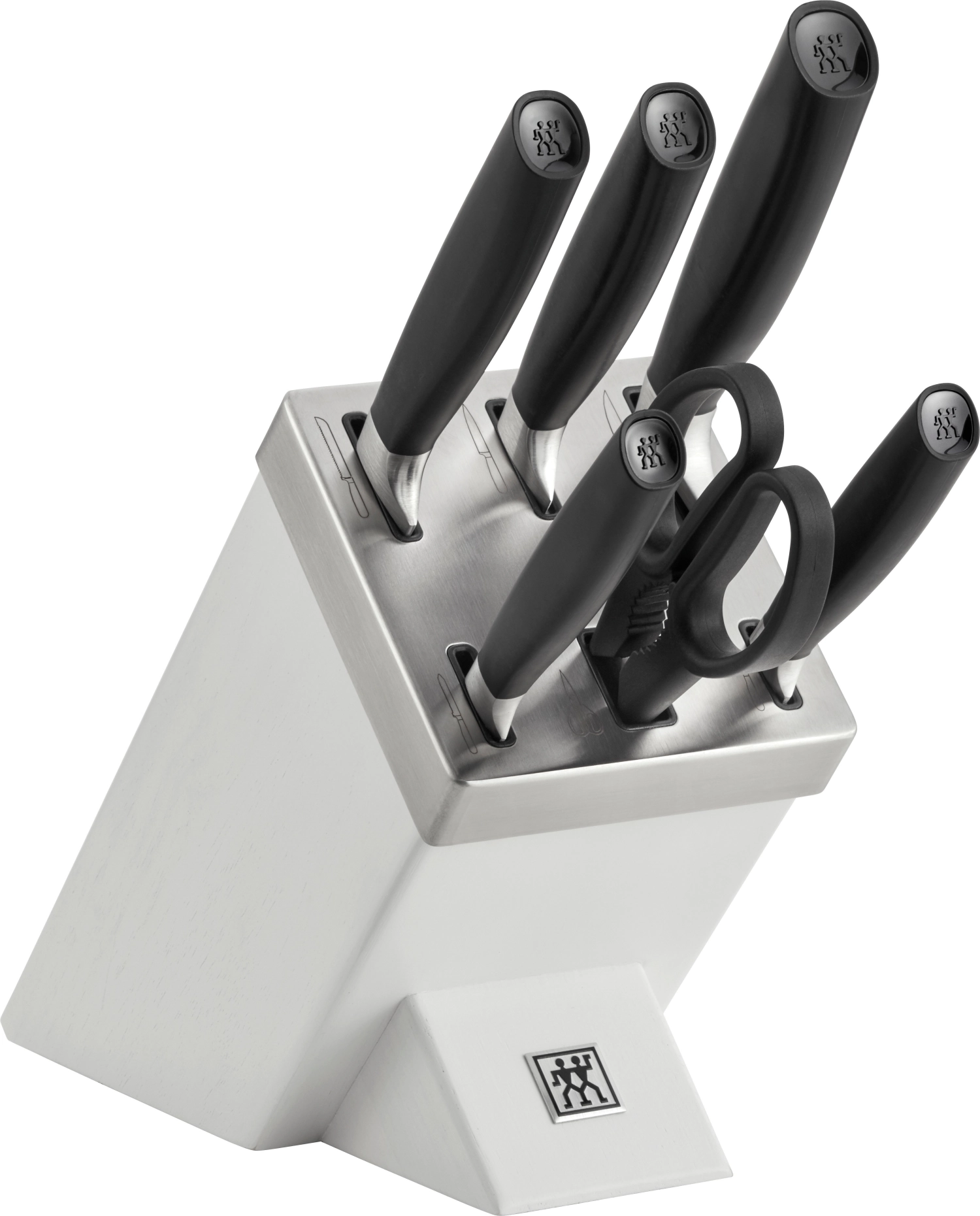 Bild von Zwilling - 7-tlg. All Star selbstschärfender Messerblock hell