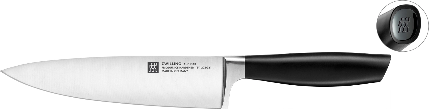 Bild von Zwilling - All Star Kochmesser 200 schwarz