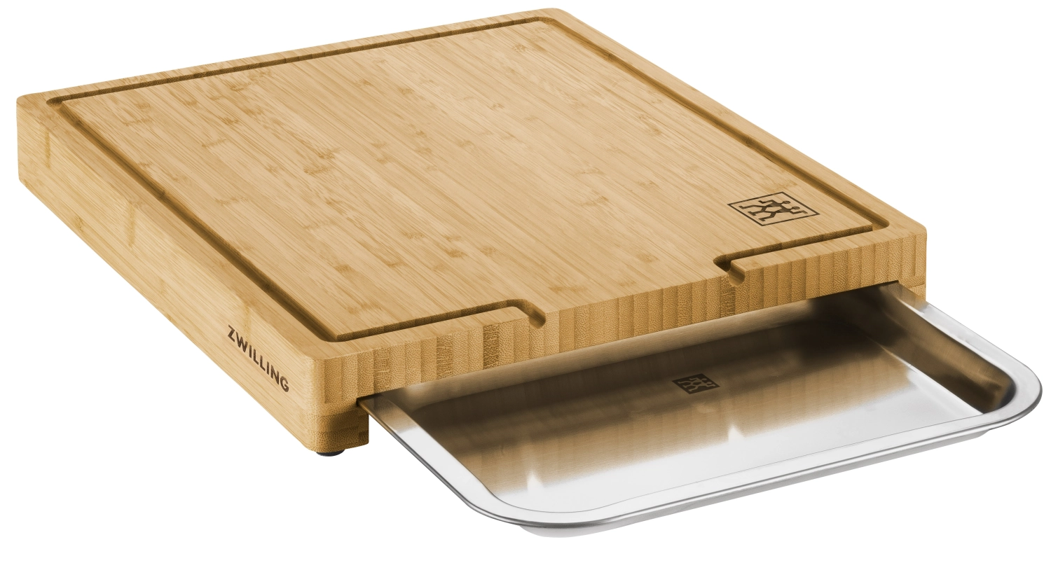 Picture of Zwilling - BBQ+ Cutting Board Bamboo with Drawer 39 x 30 cm