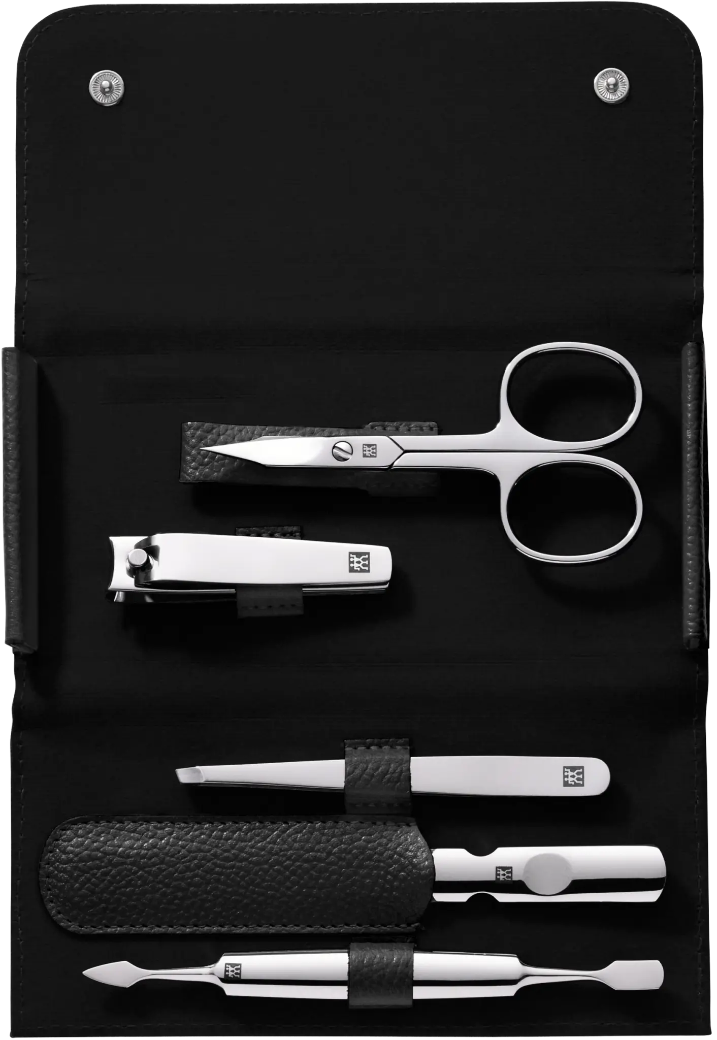 Bild von Zwilling Beauty - Classic INOX Rahmenetui 5-tlg. Leder schwarz