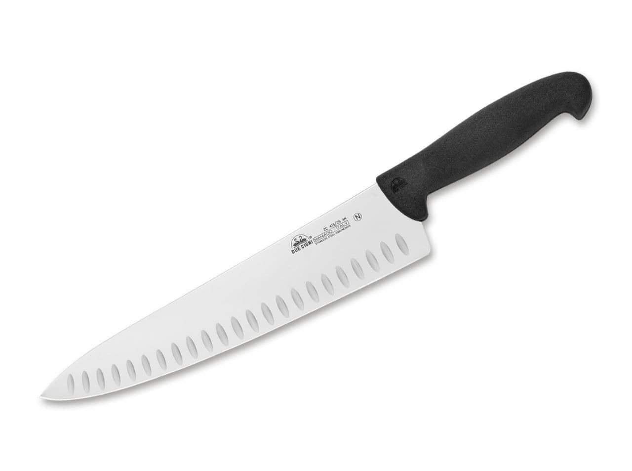 Image de Due Cigni - Couteau de chef 415 25 noir avec alvéoles